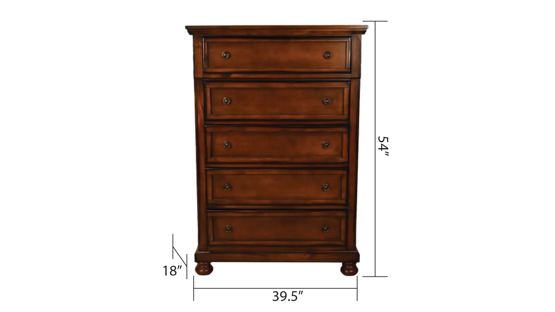 Baltimore Chest Dark Walnut - Image 3