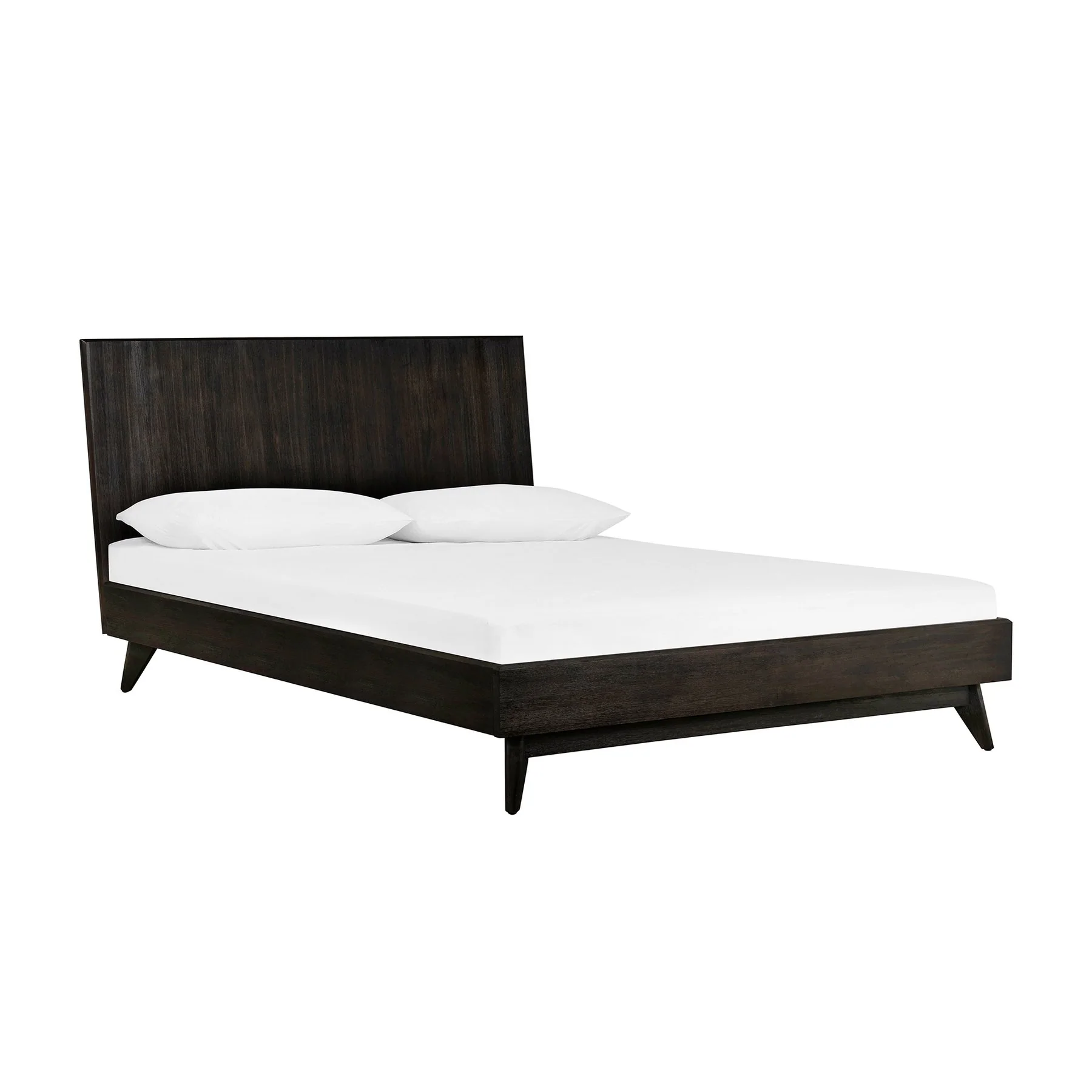 Baly 3 Piece Acacia Queen Loft Bed and Nightstands Bedroom Set - Image 2