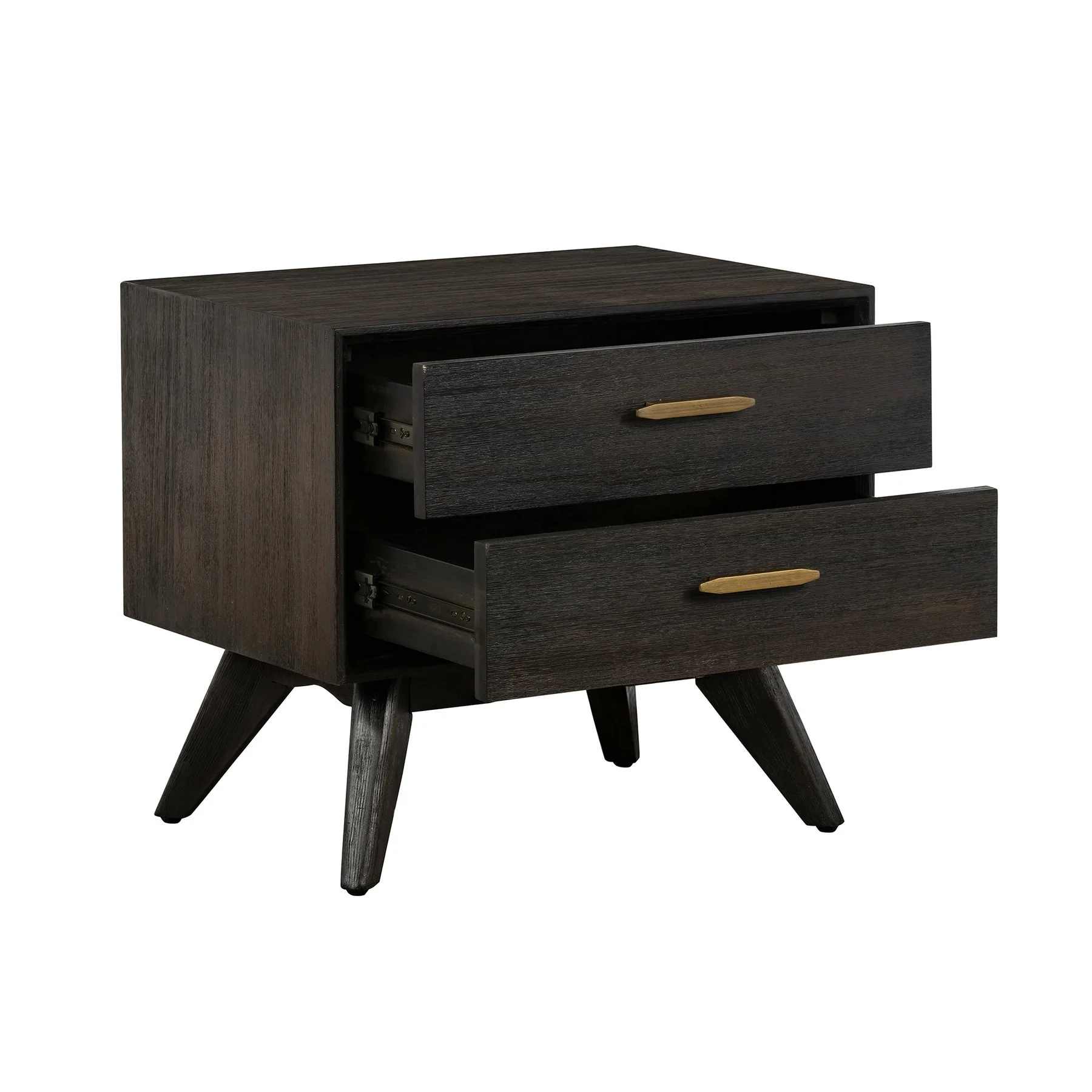 Baly 4 Piece Acacia King Loft Bedroom Set with Dresser and Nightstands - Image 4