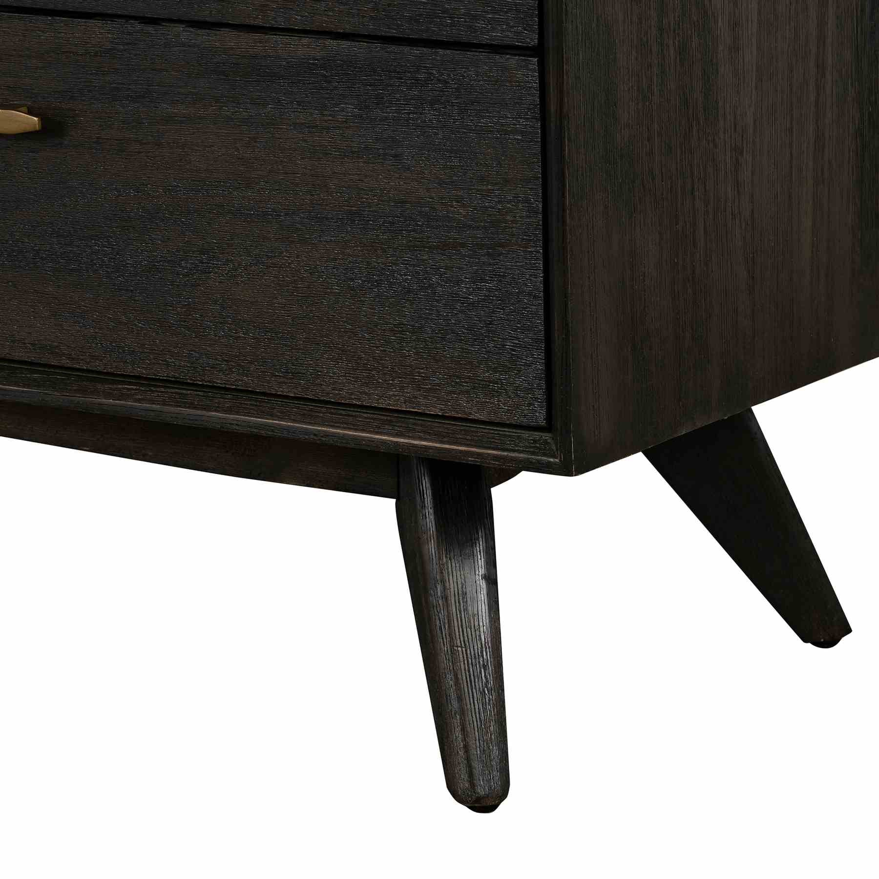 Baly Acacia Mid-Century 6 Drawer Dresser - Image 7