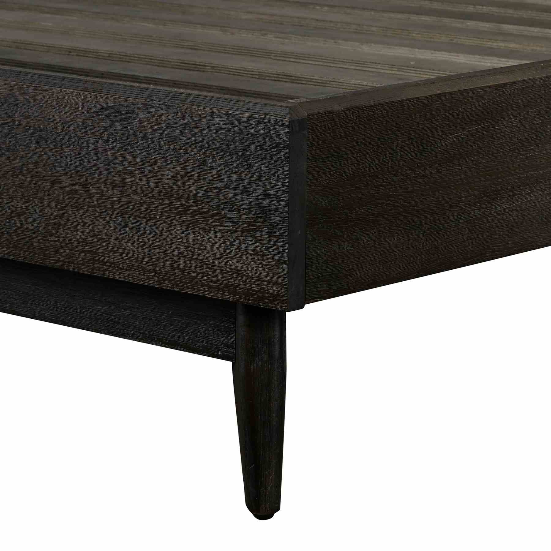 Baly Acacia Mid-Century Platform King Bed - Image 8