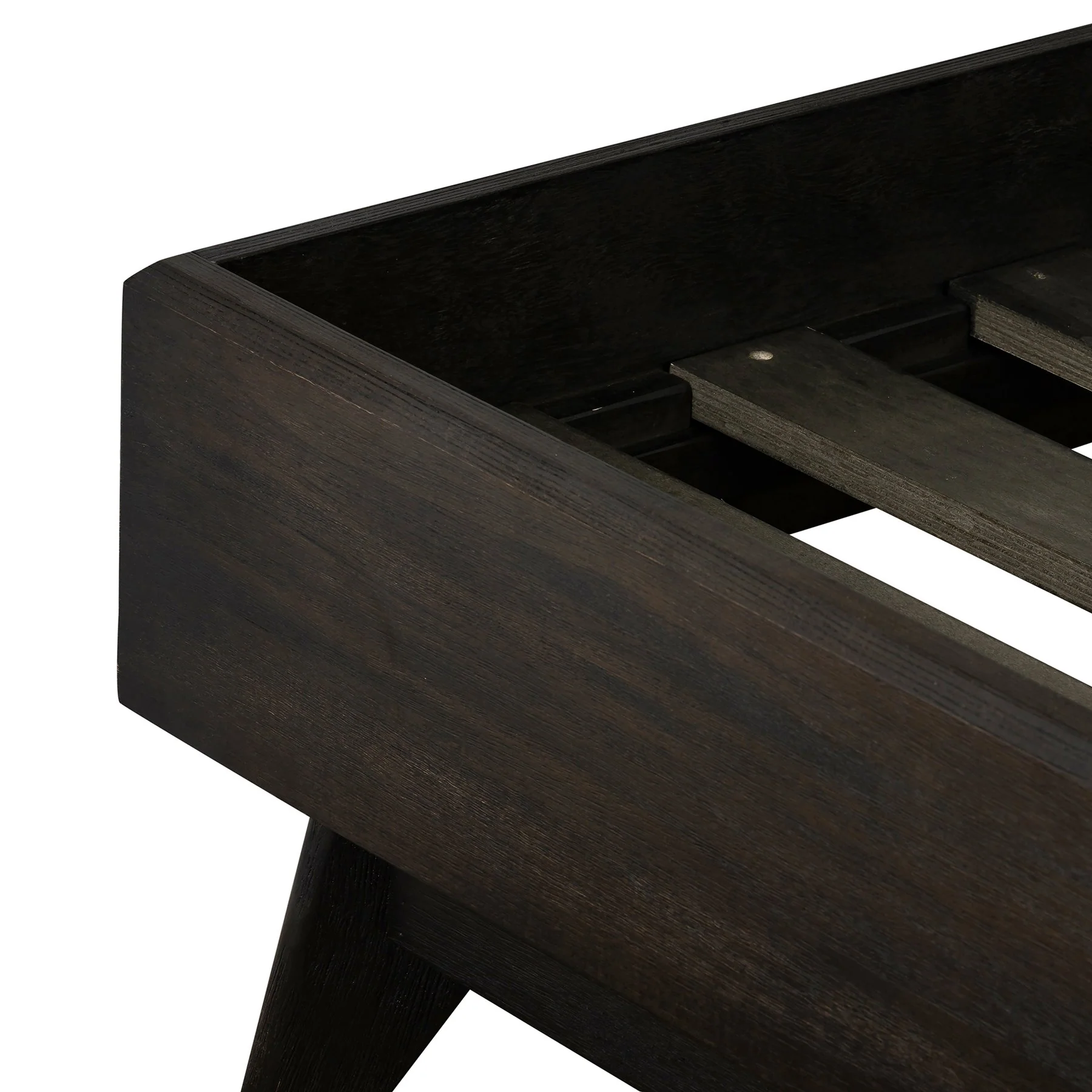 Baly Acacia Mid-Century Platform Queen Bed - Image 10