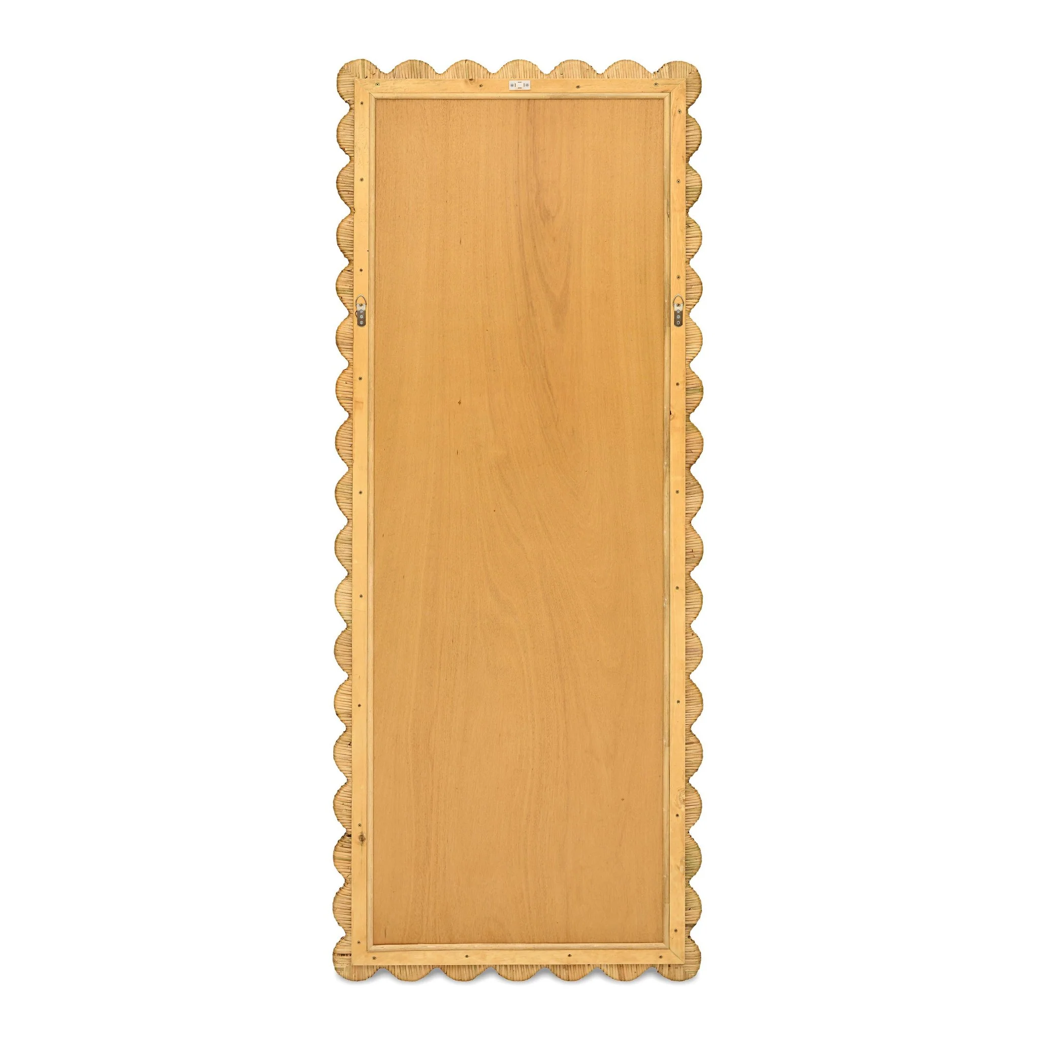 Bama Long Natural Rattan Wall Mirror - Image 4
