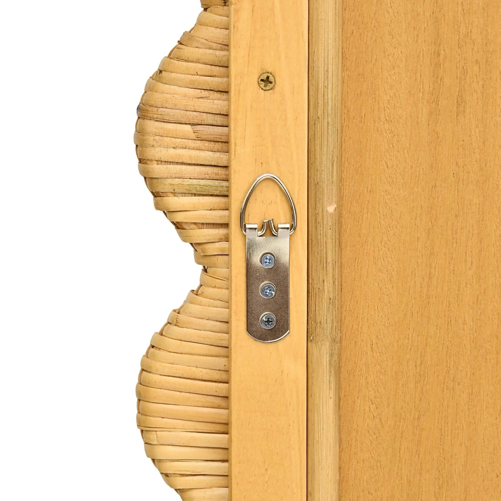 Bama Long Natural Rattan Wall Mirror - Image 6