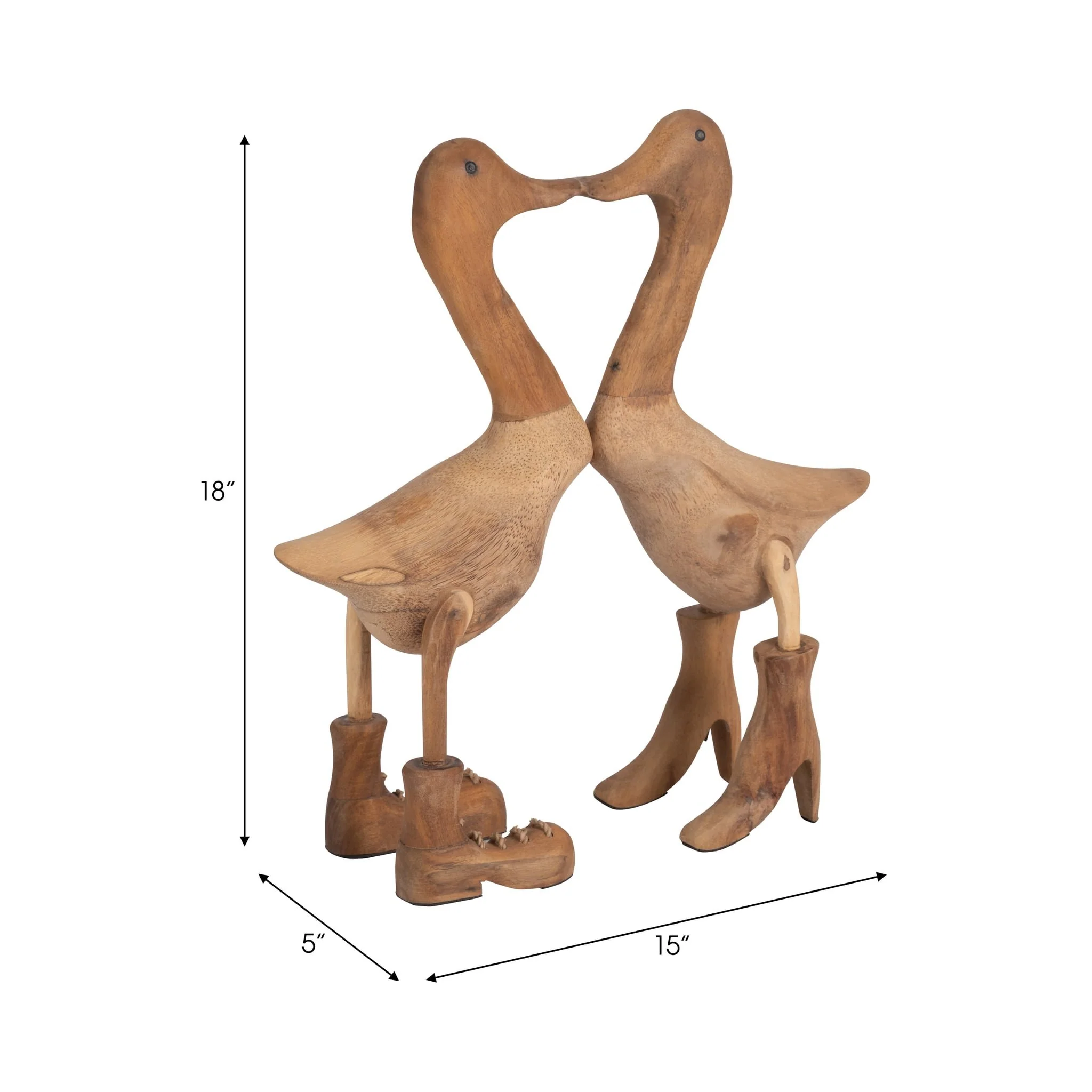 Bamboo, 18" Love Ducks, Natural - Image 8