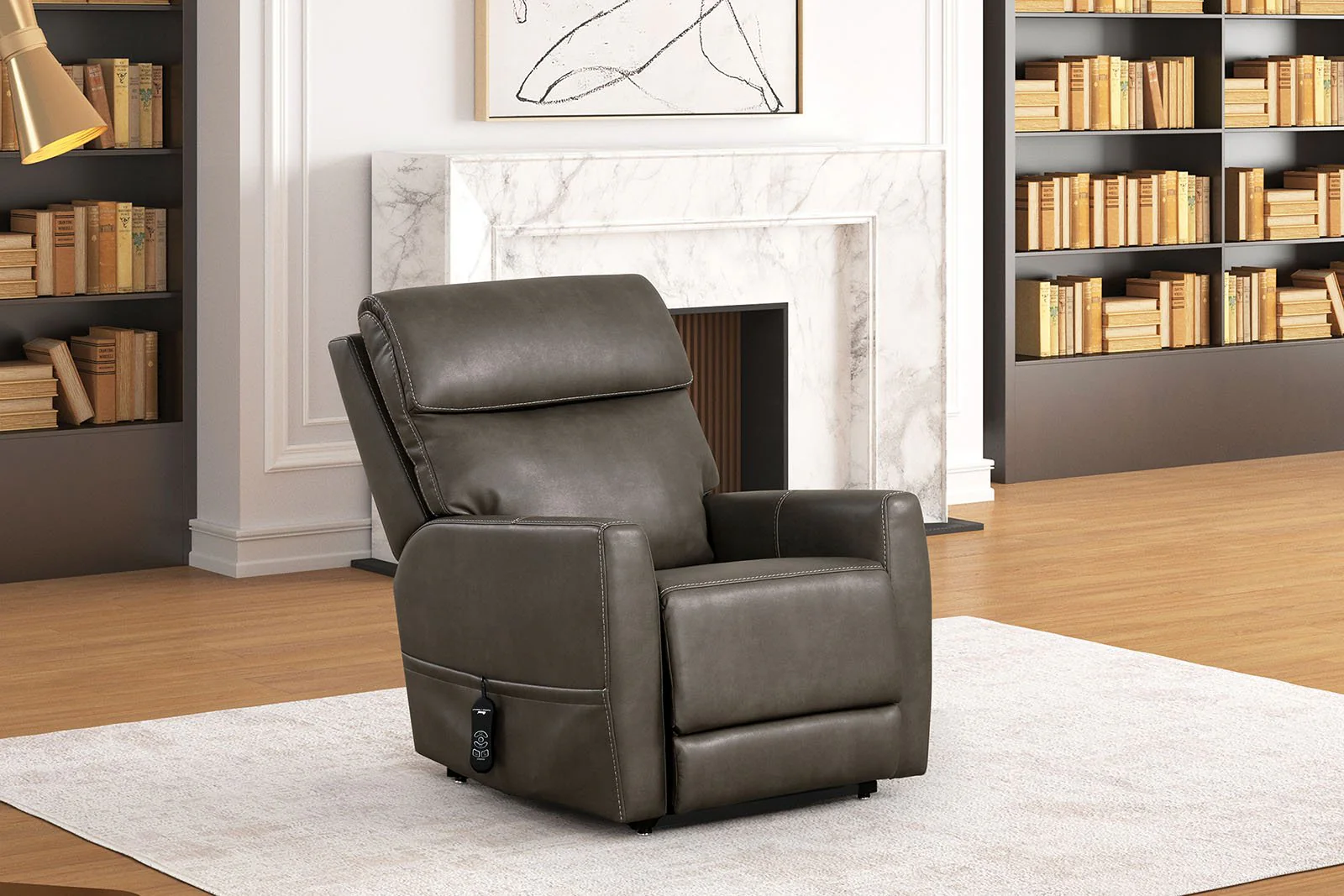 Barnabas Lift Chair, Gray - Image 4