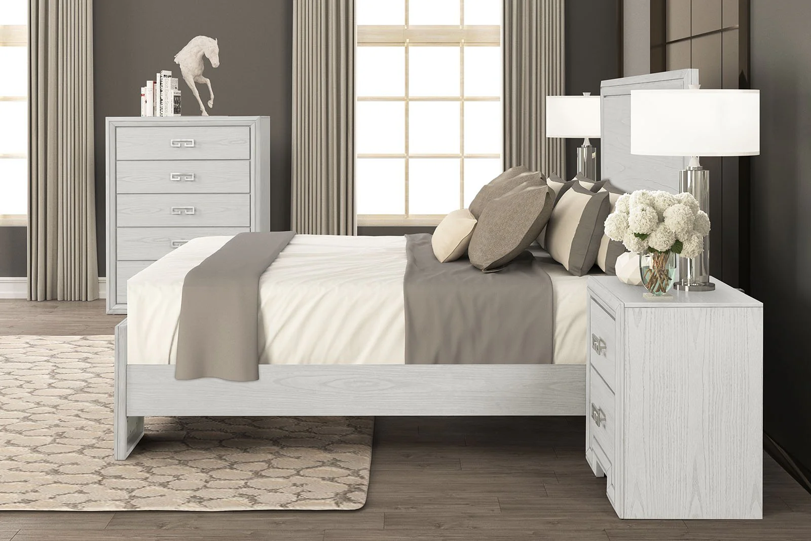 Basilone 4 Pc. Queen Bedroom Set - Image 3
