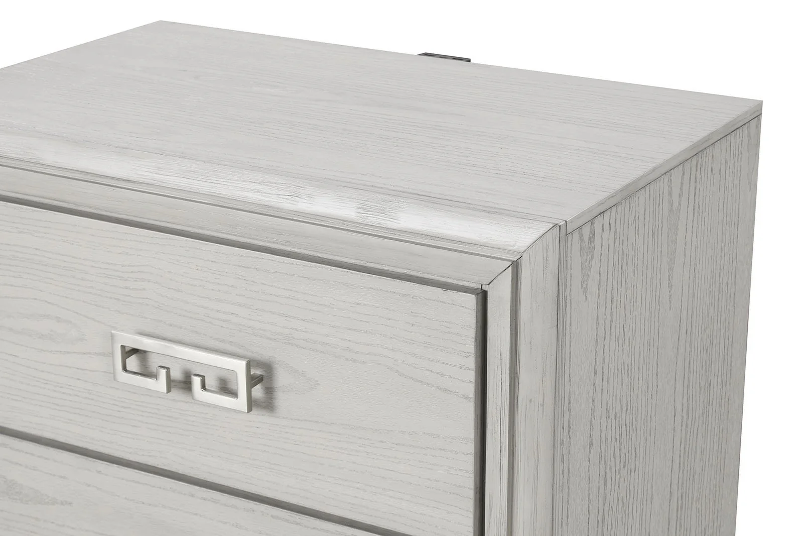 Basilone Nightstand, Rustic White - Image 7