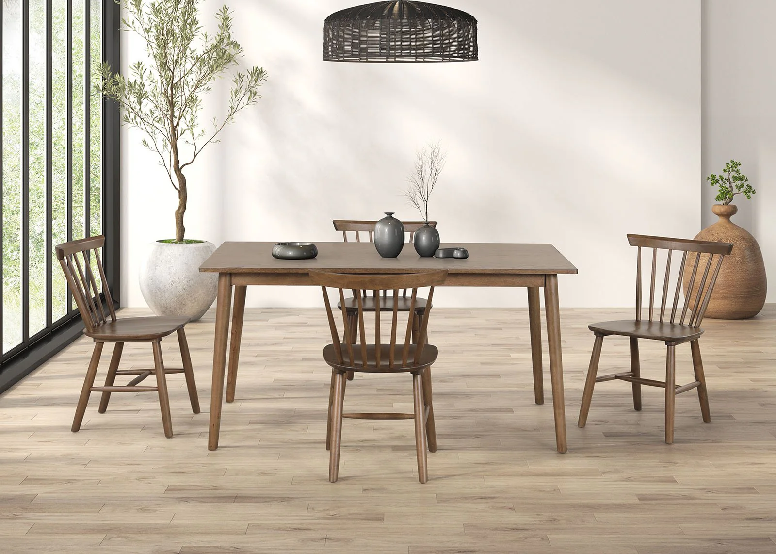 Beale Dining Table, Walnut - Image 2