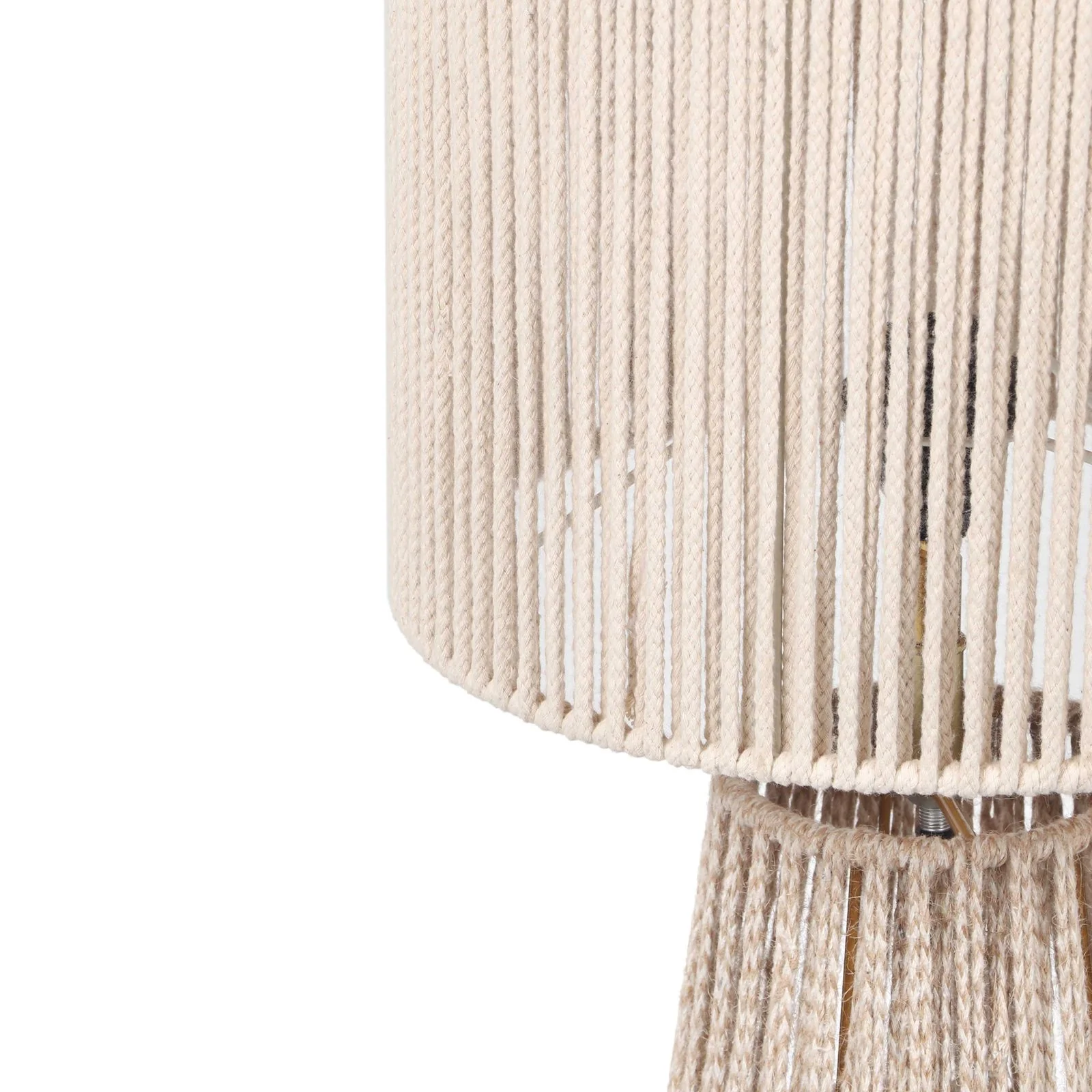 Beam Cream Natural Jute Floor Lamp - Image 4