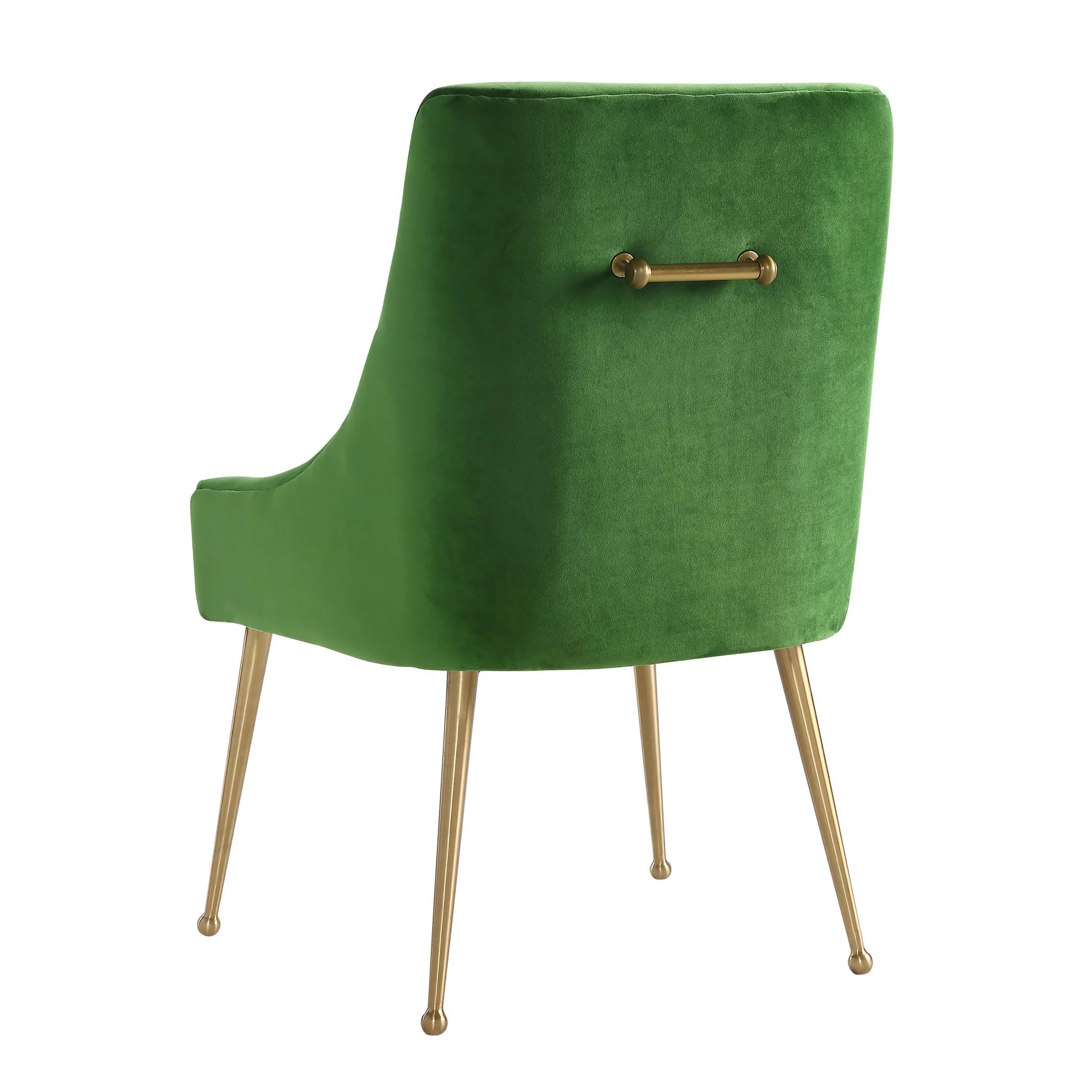 Beatrix Green Velvet Side Chair - Image 4