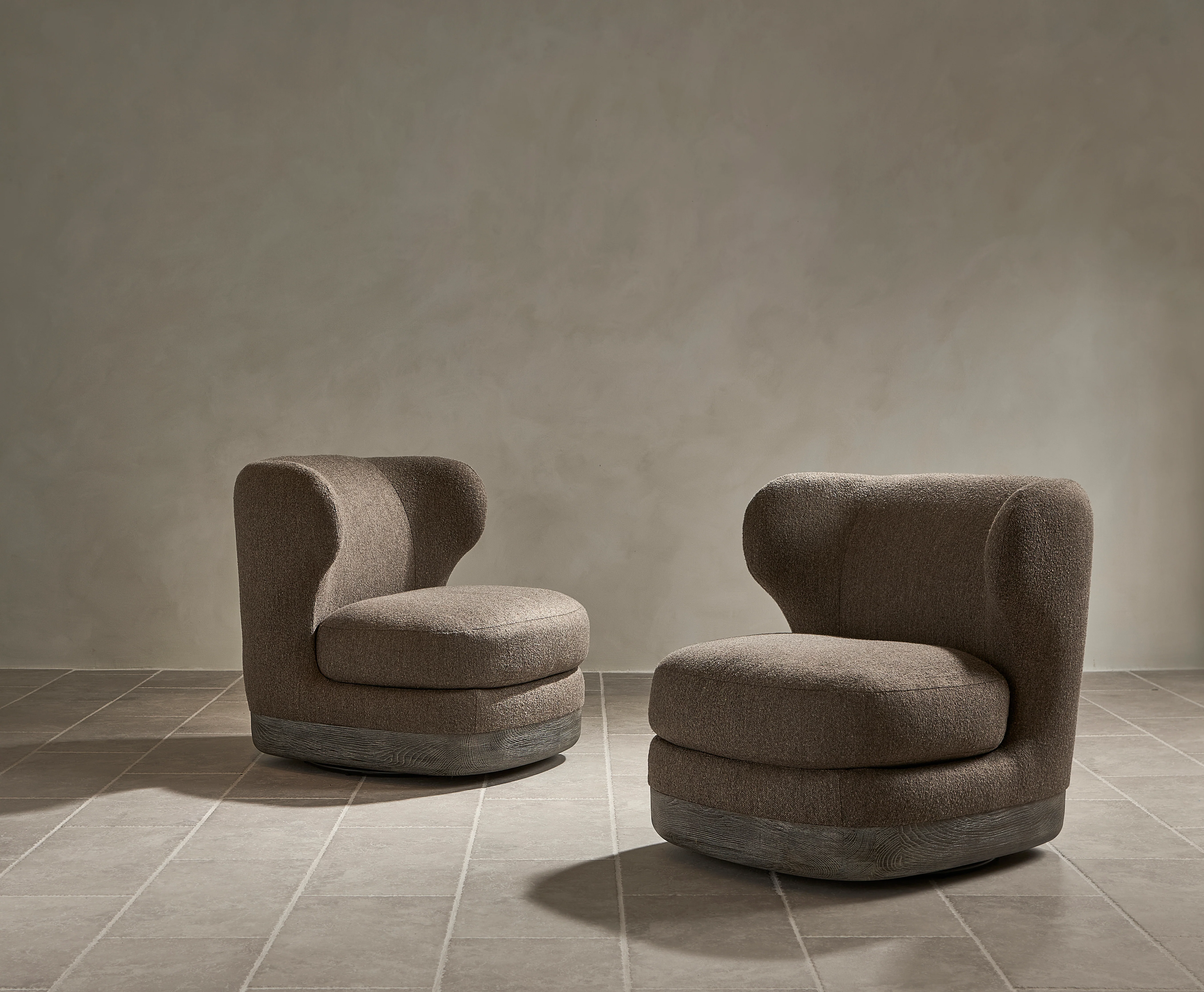Beck Fabric Swivel Chair - Image 9