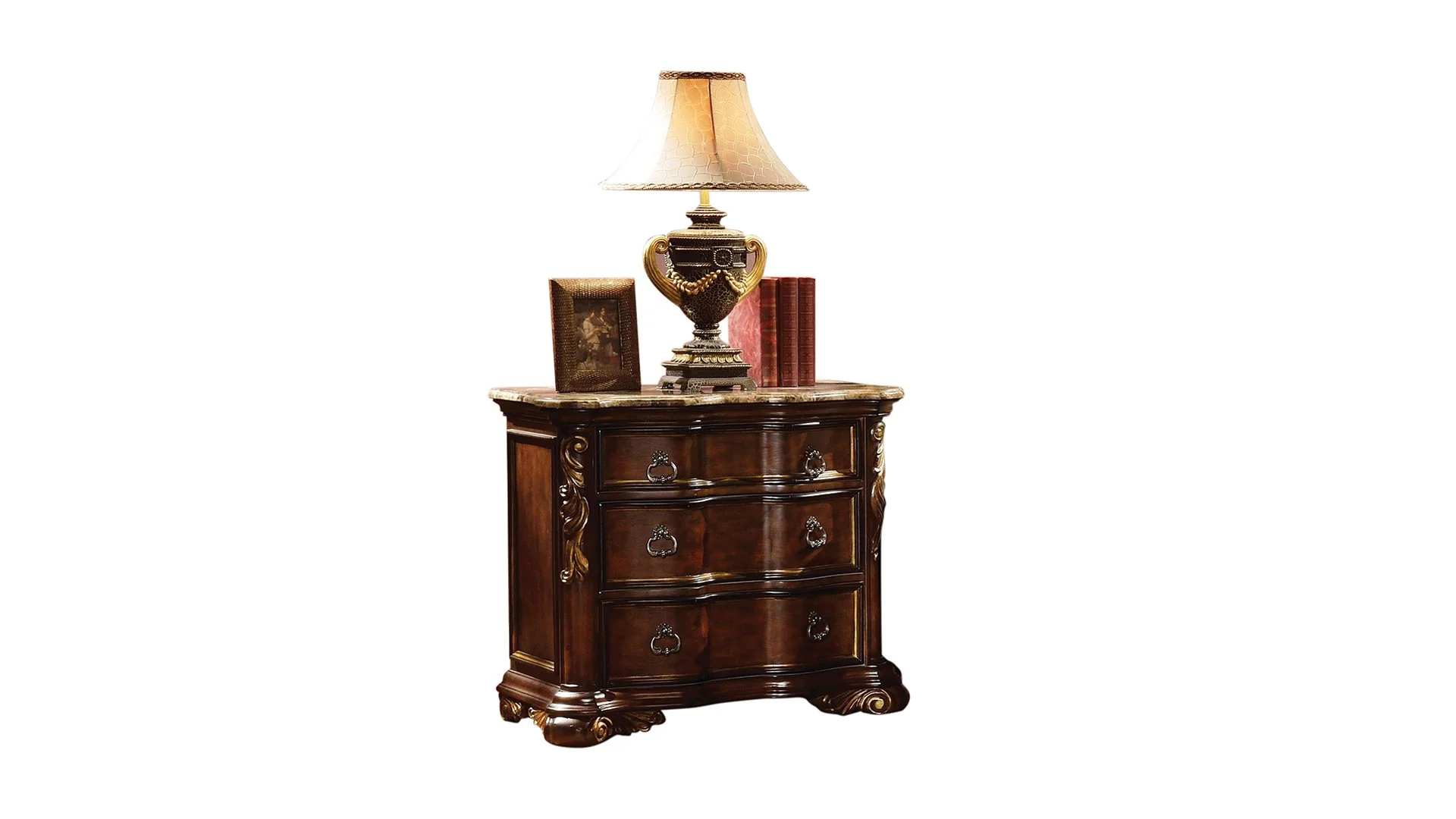 Bella 4 Pc Queen Bed Dark Walnut - Image 10