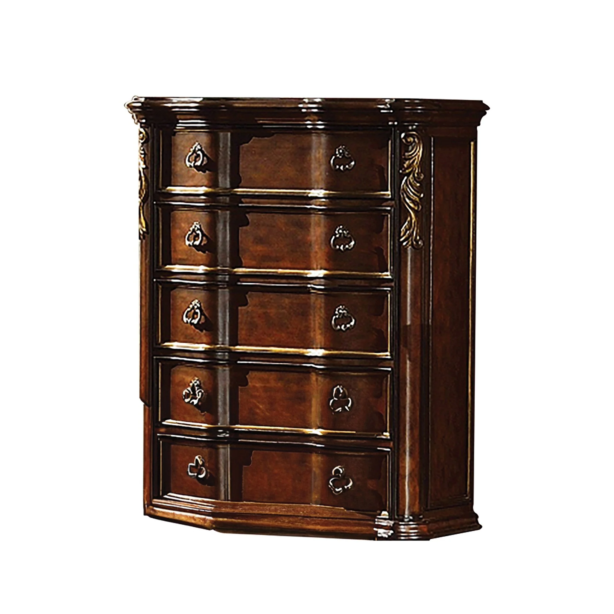 Bella 5 Pc King Bed Dark Walnut - Image 11