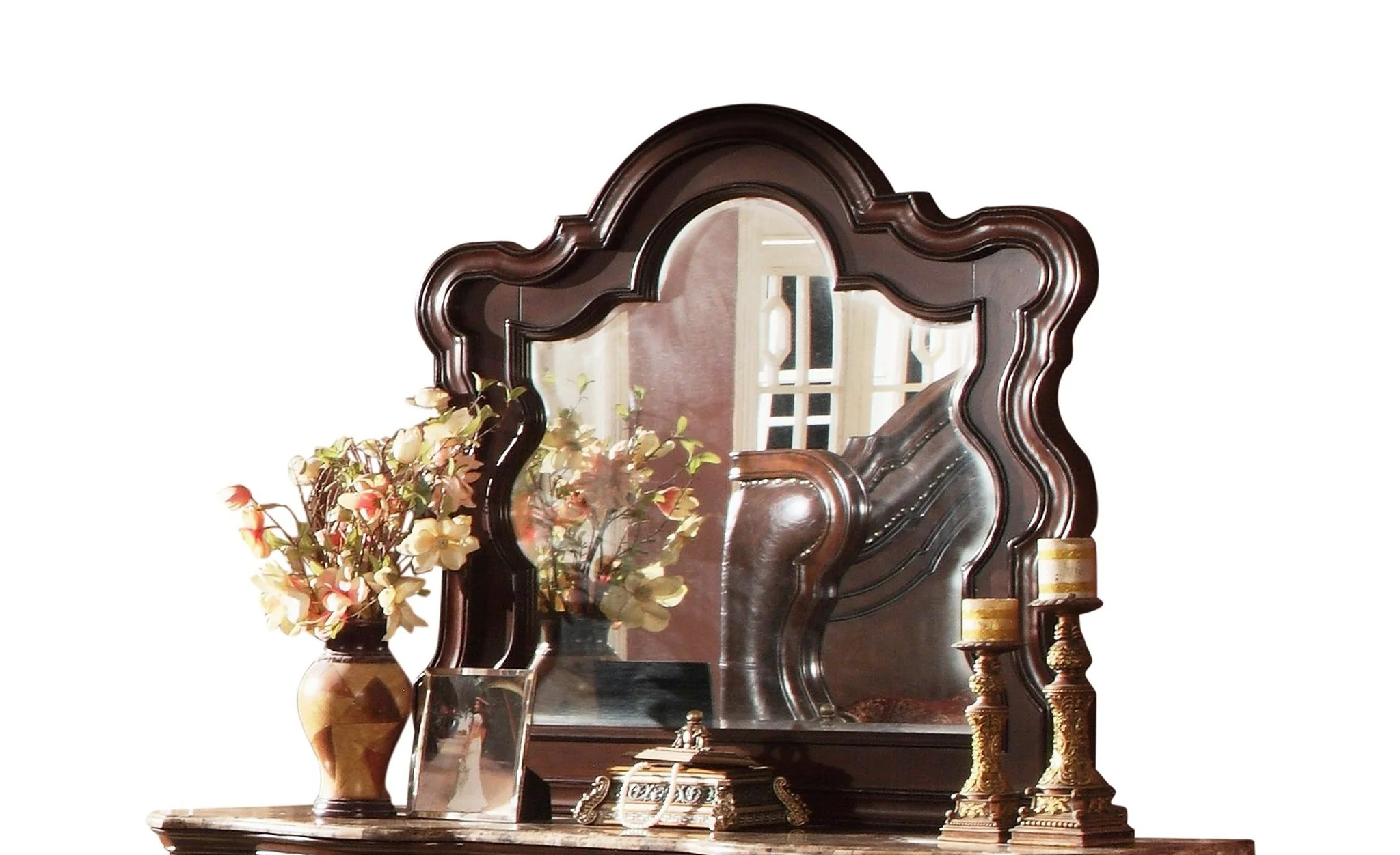 Bella 5 Pc Queen Bed Dark Walnut - Image 8