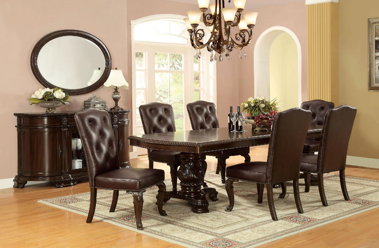 Bellagio Leatherette Side Chair (2/CTN) - Image 2