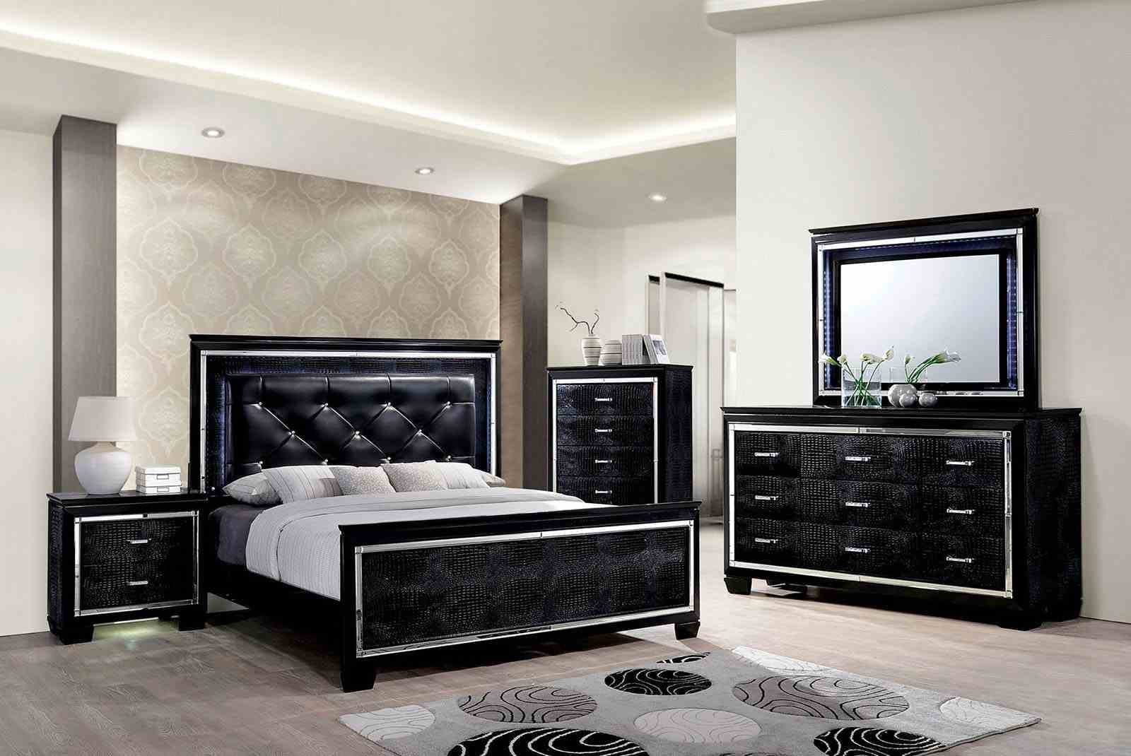 Bellanova Cal.King Bed, Black - Image 2