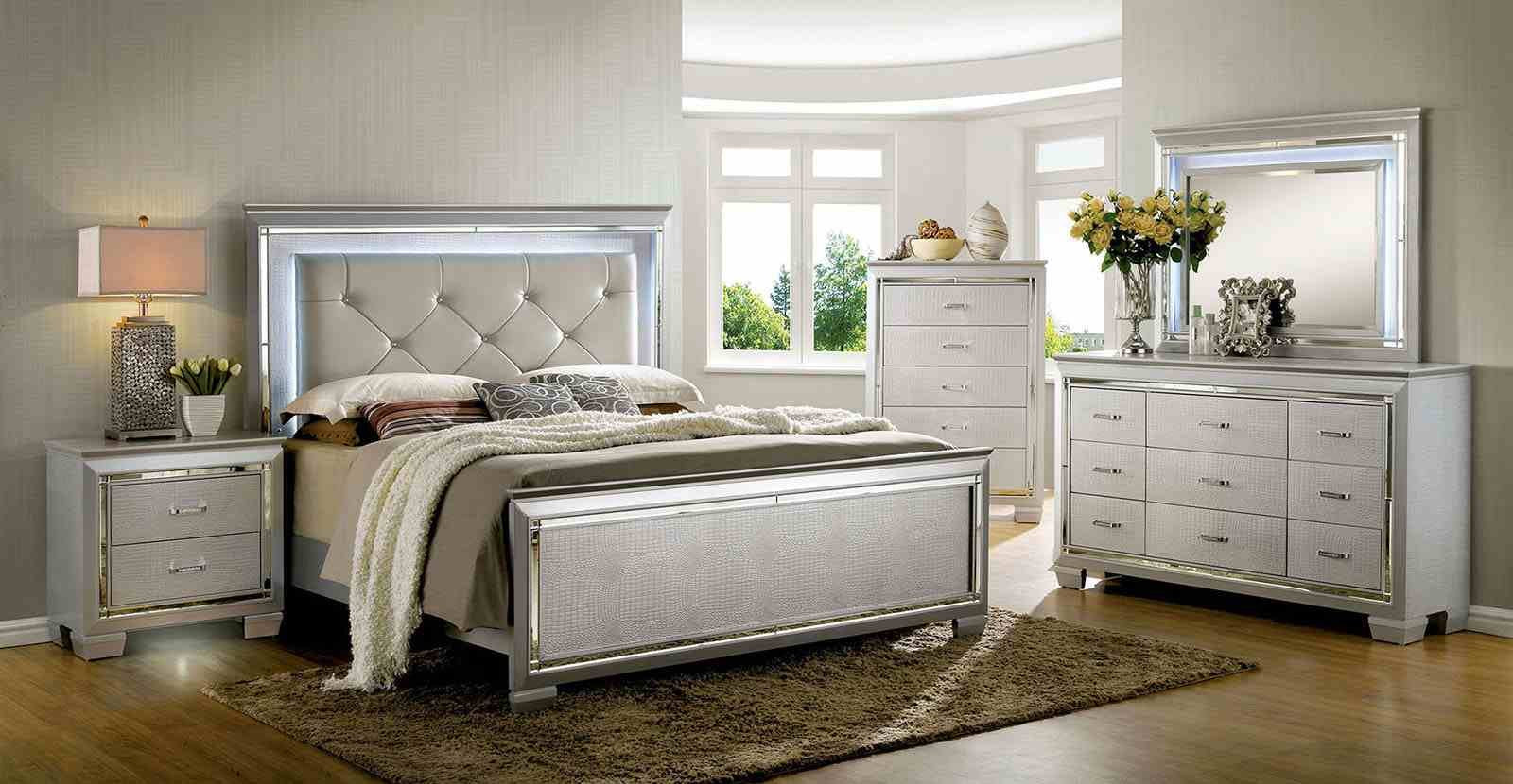 Bellanova Cal.King Bed, Silver - Image 2
