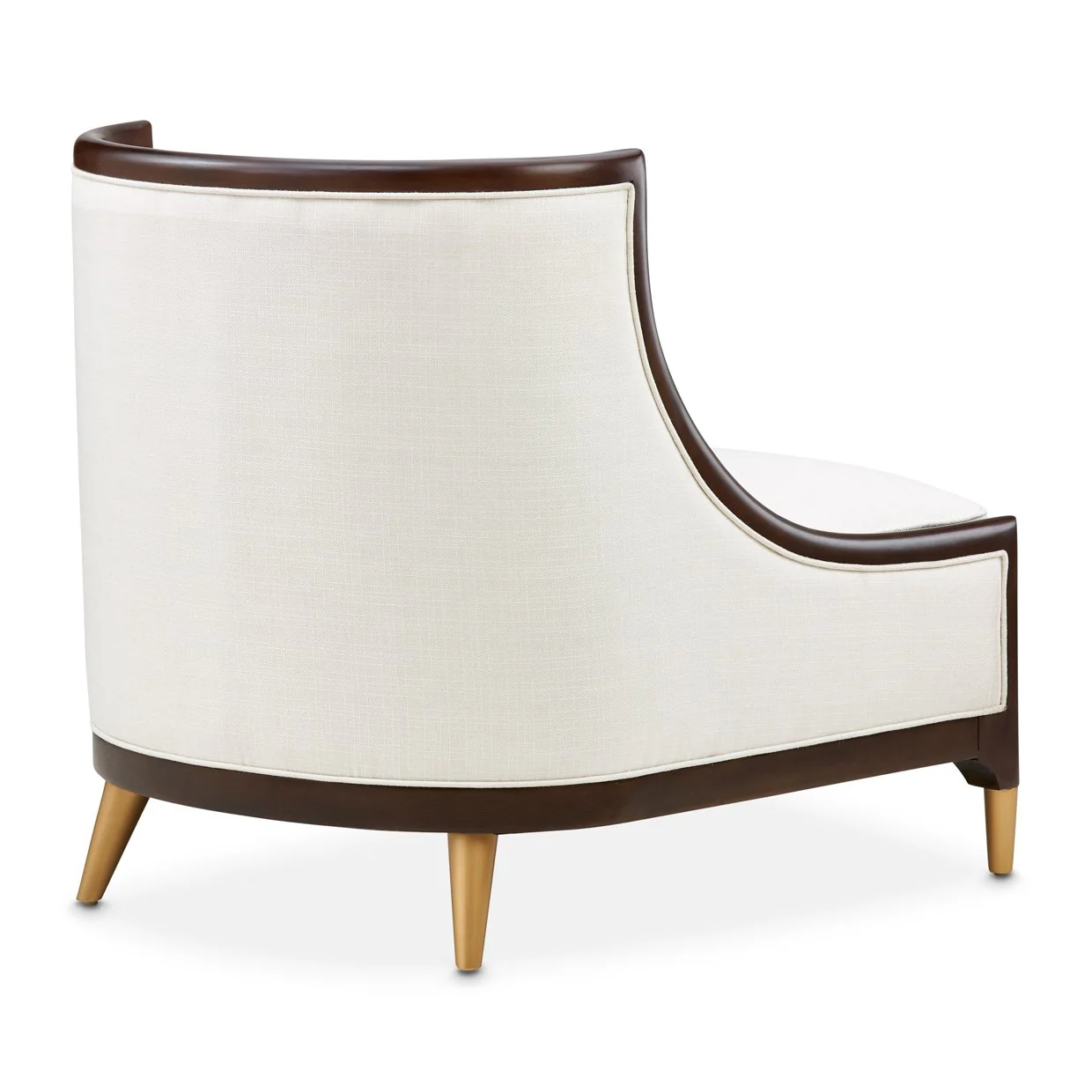 Belmont Place Accent Chair - Cream/Espresso - Image 4