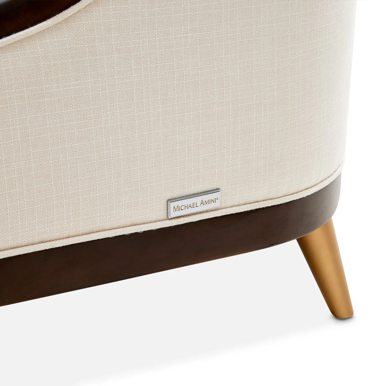 Belmont Place Accent Chair - Cream/Espresso - Image 8