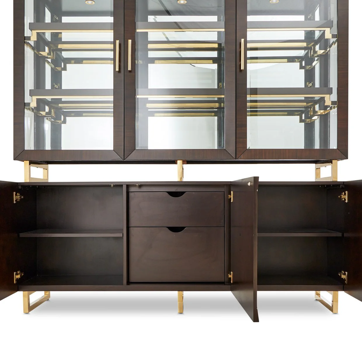 Belmont Place China Cabinet - Espresso - Image 5
