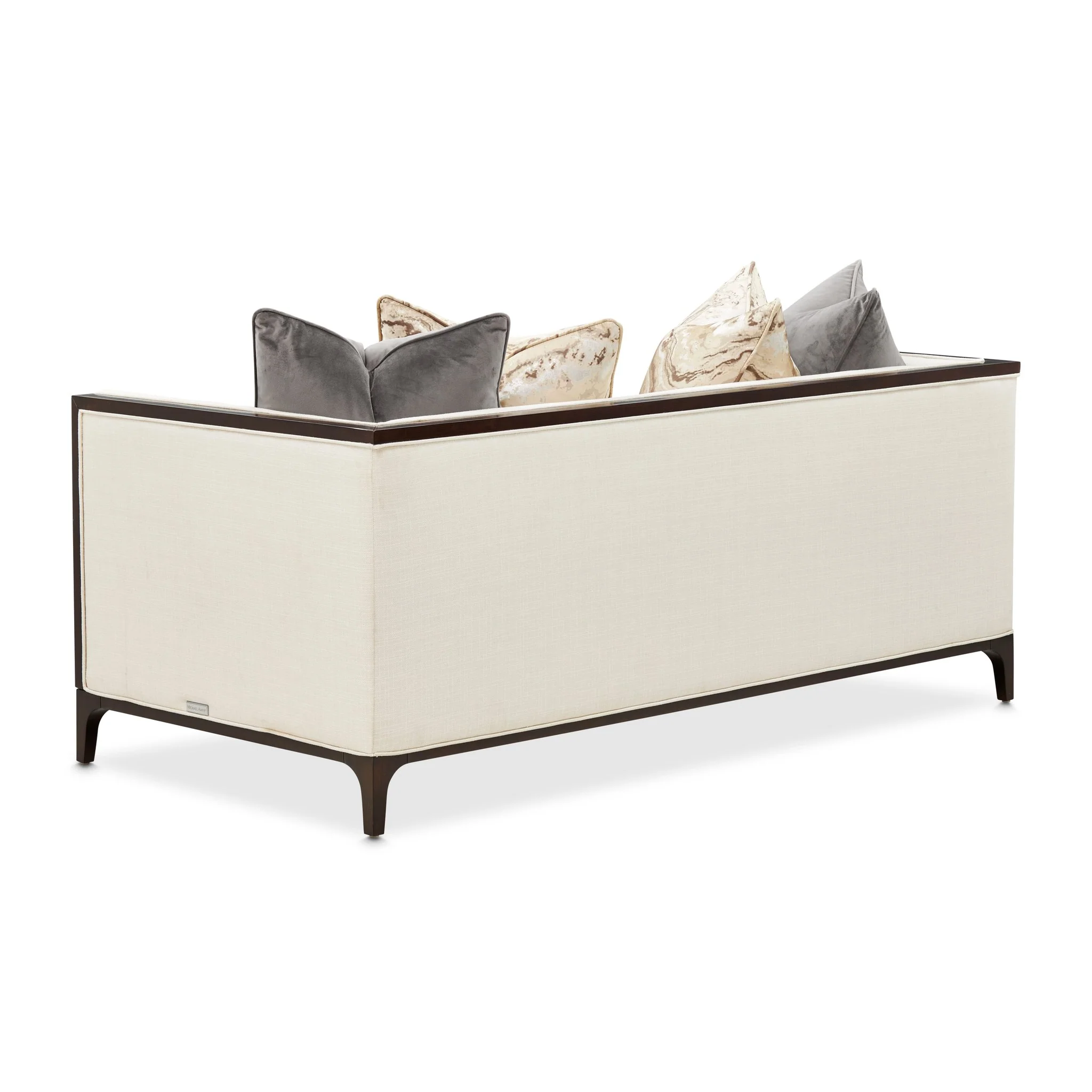 Belmont Place Loveseat - Cream/Espresso - Image 6