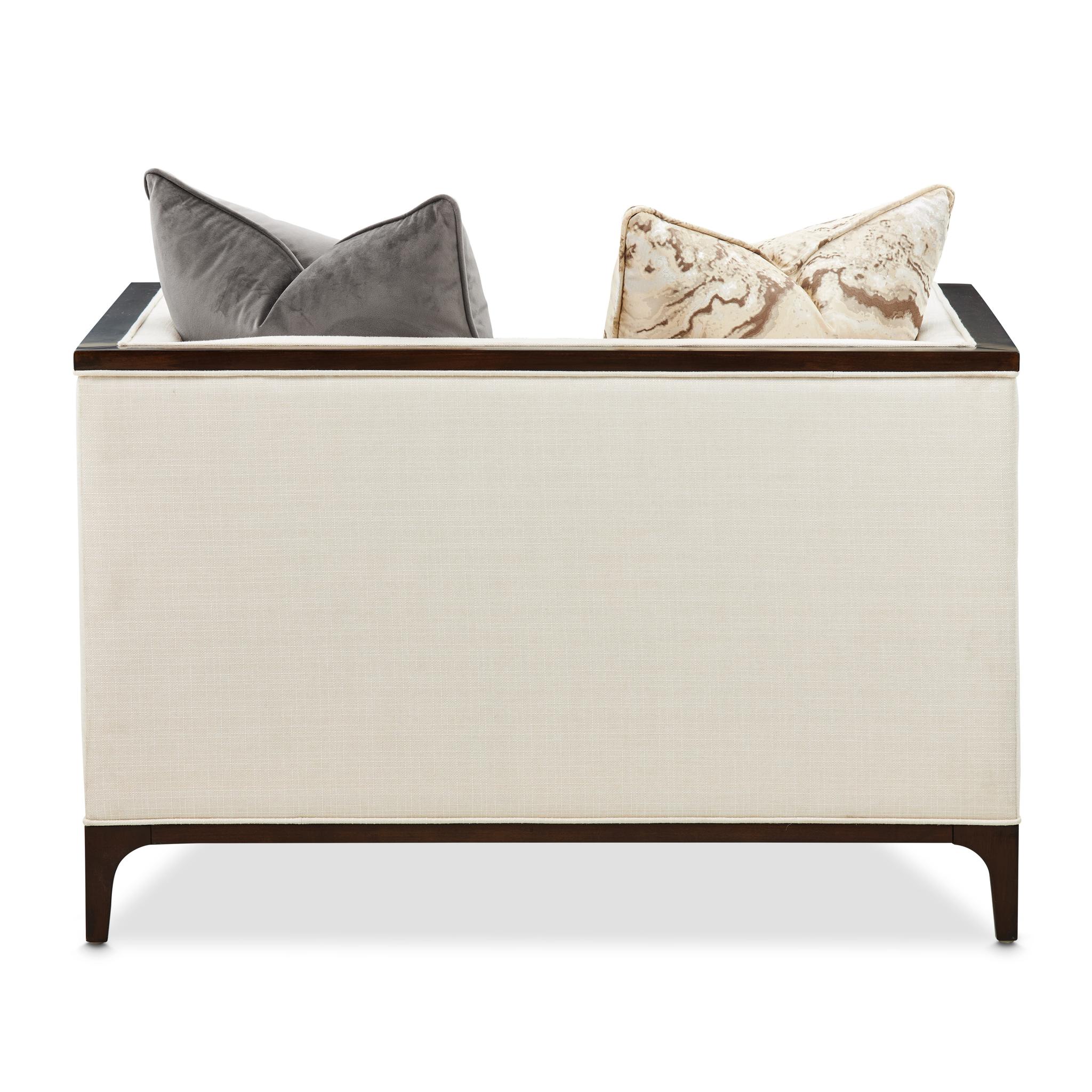 Belmont Place Matching Chair - Cream/Espresso - Image 5