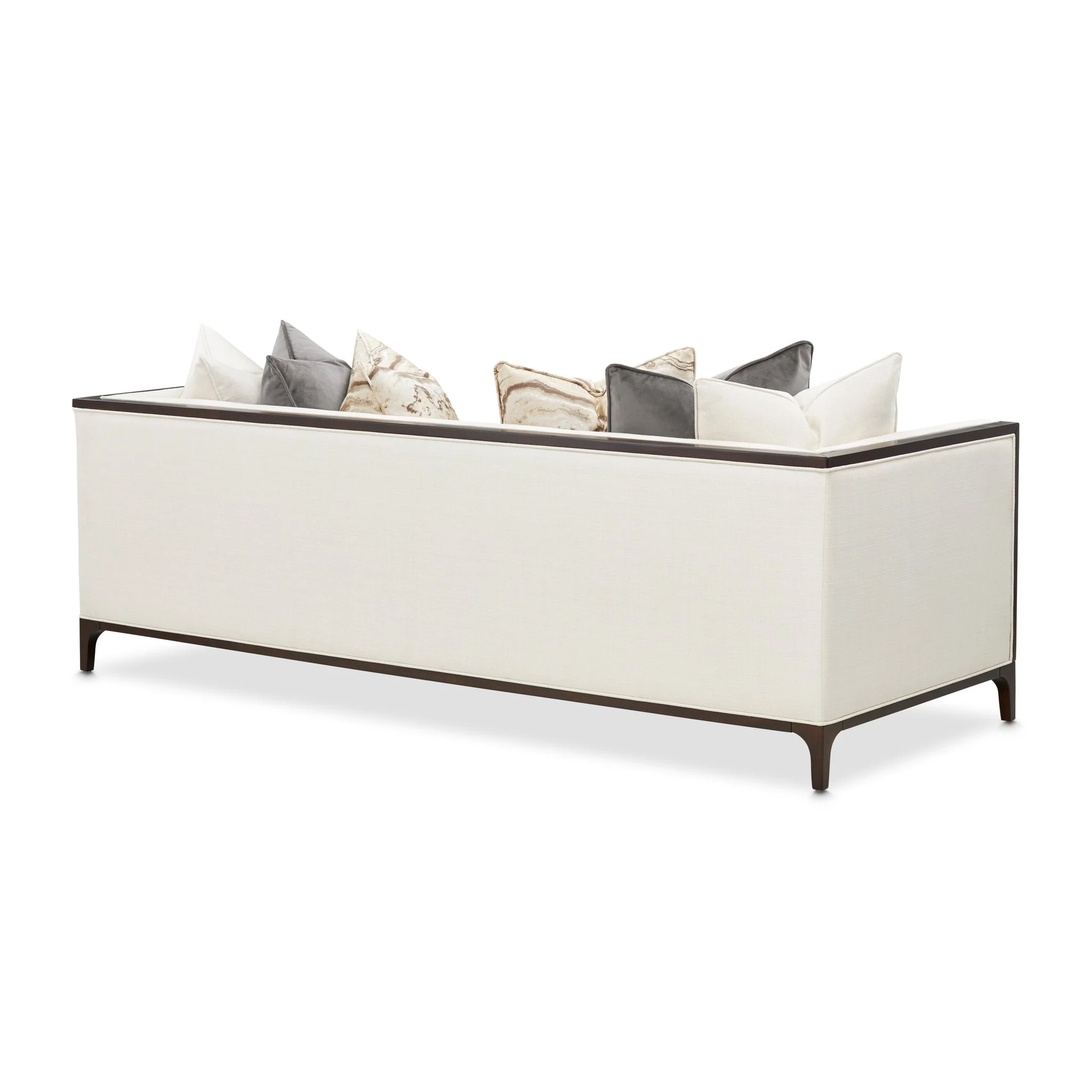 Belmont Place Sofa - Cream/Espresso - Image 4