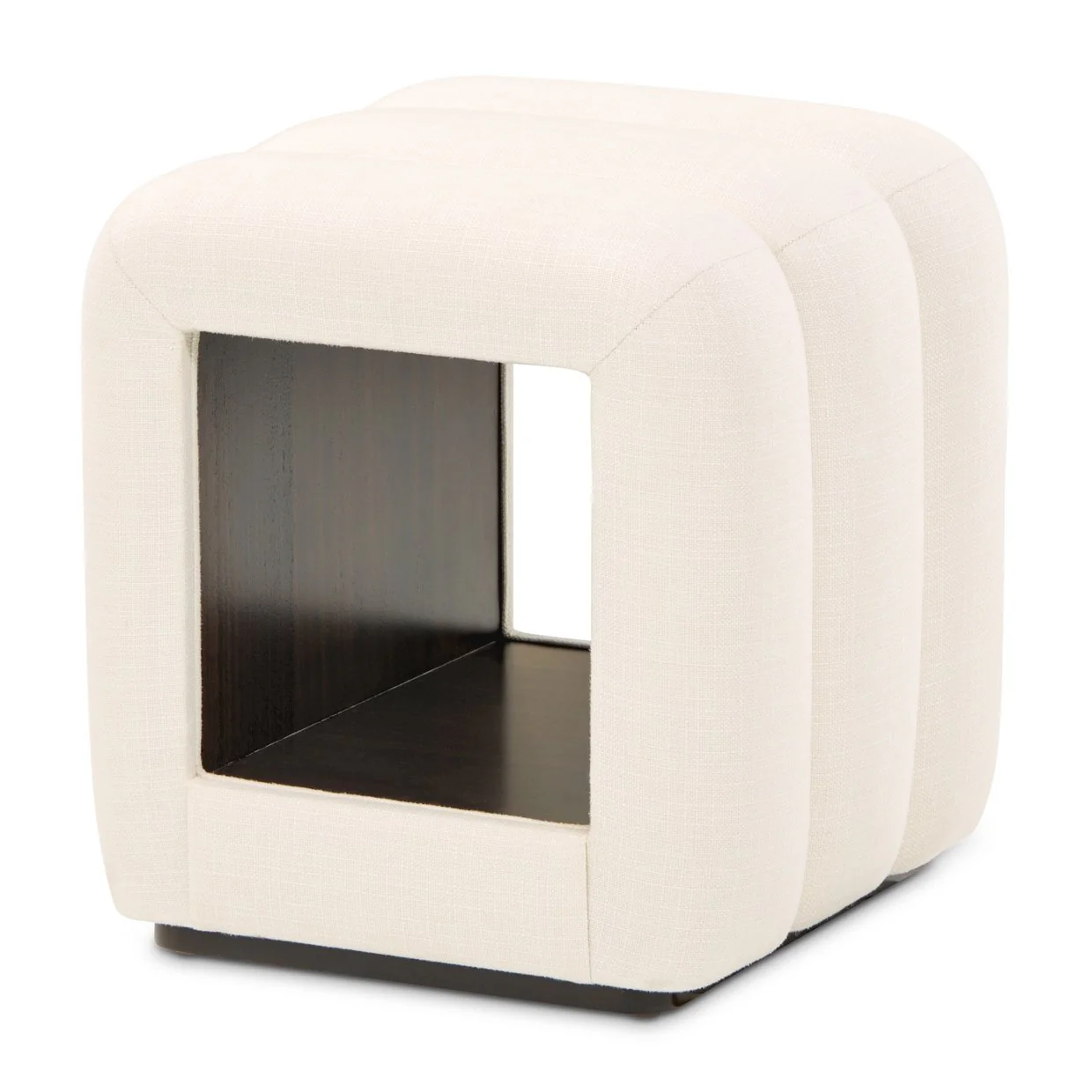 Belmont Place Vanity Bench - Cream/Espresso - Image 9