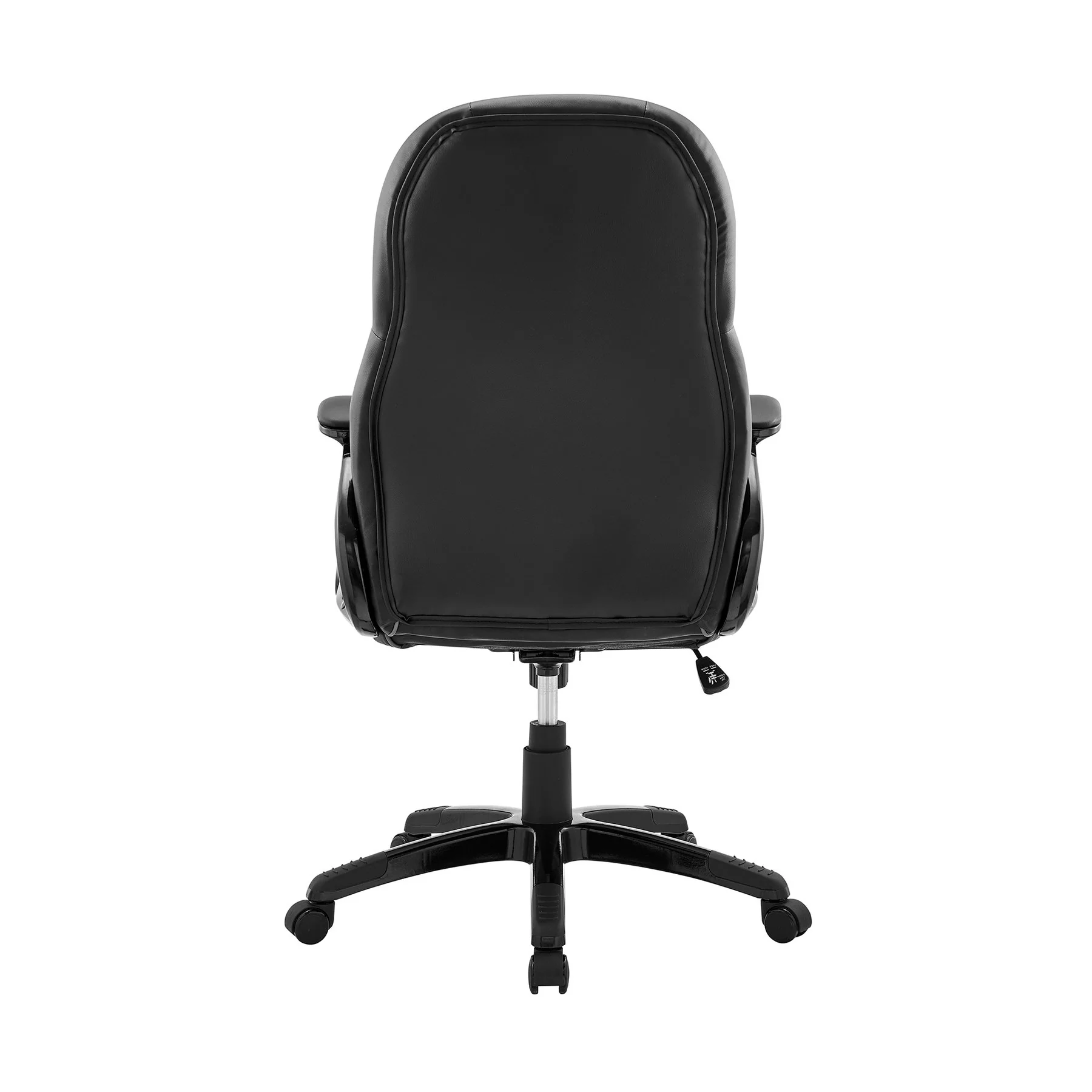 Bender Adjustable Racing Gaming Chair in Black Faux Leather with Dark Gray Accents - Image 5