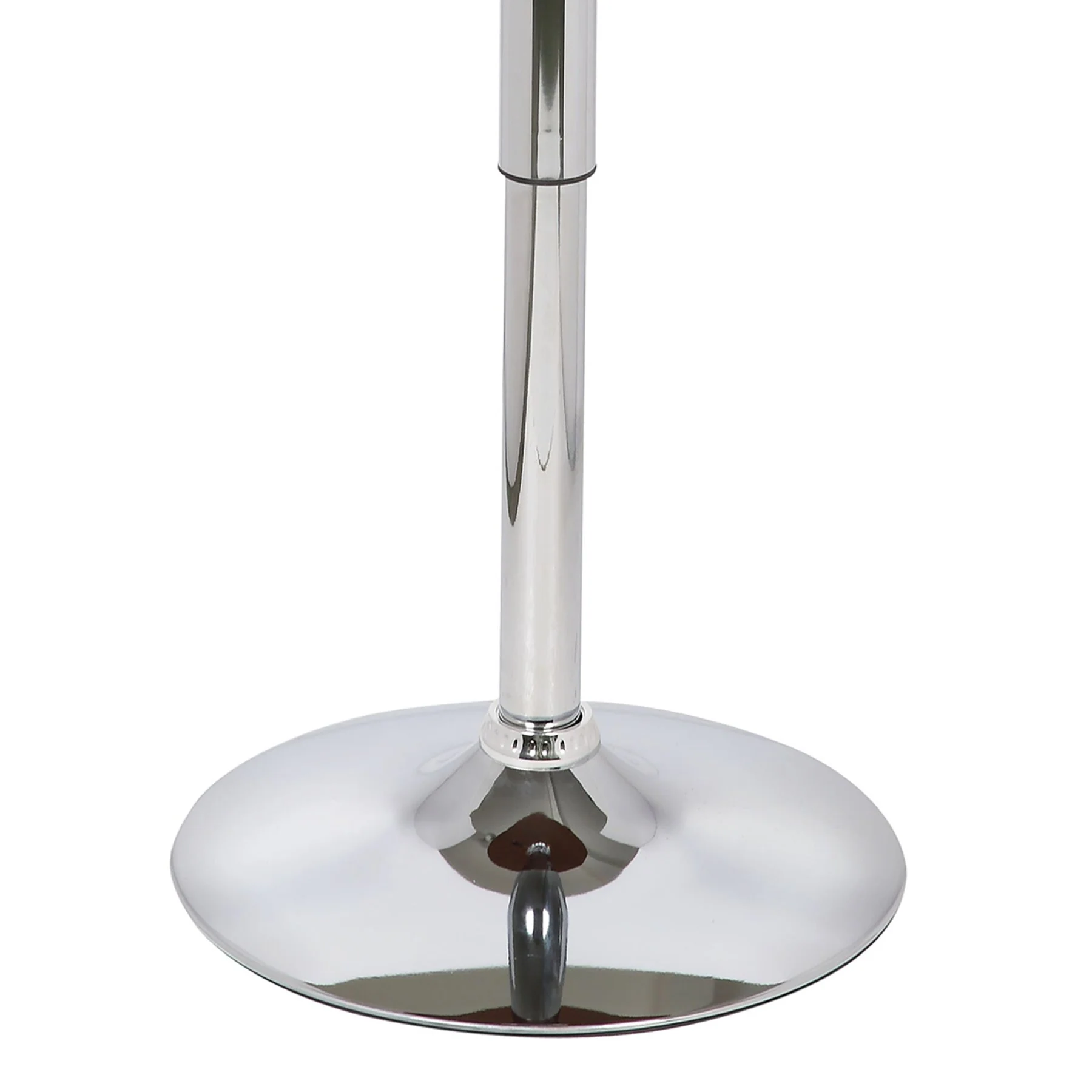 Bentley Adjustable Pub Table in Walnut Wood and Chrome finish - Image 3