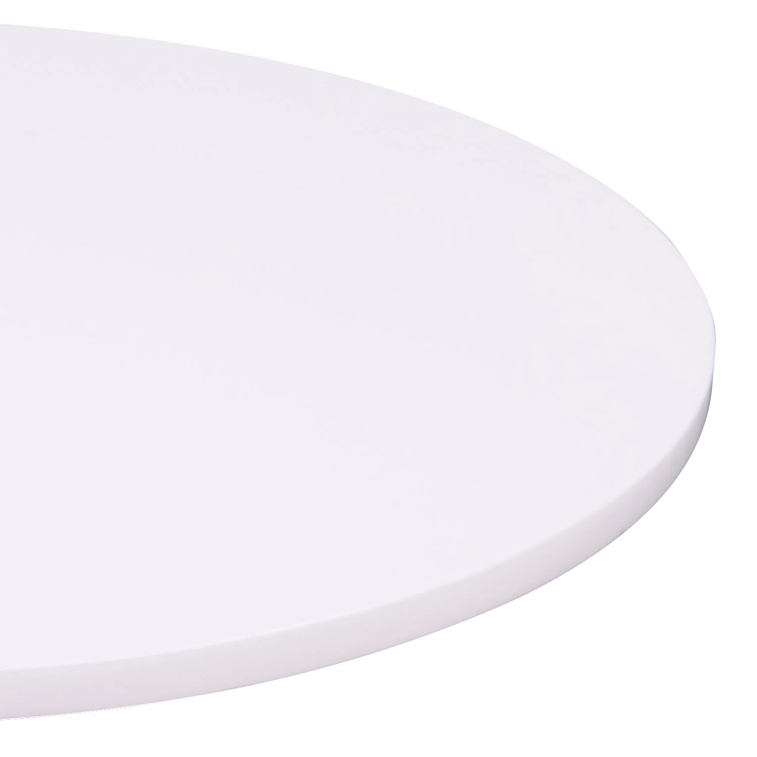 Bentley Adjustable Pub Table in White and Chrome Metal finish - Image 2