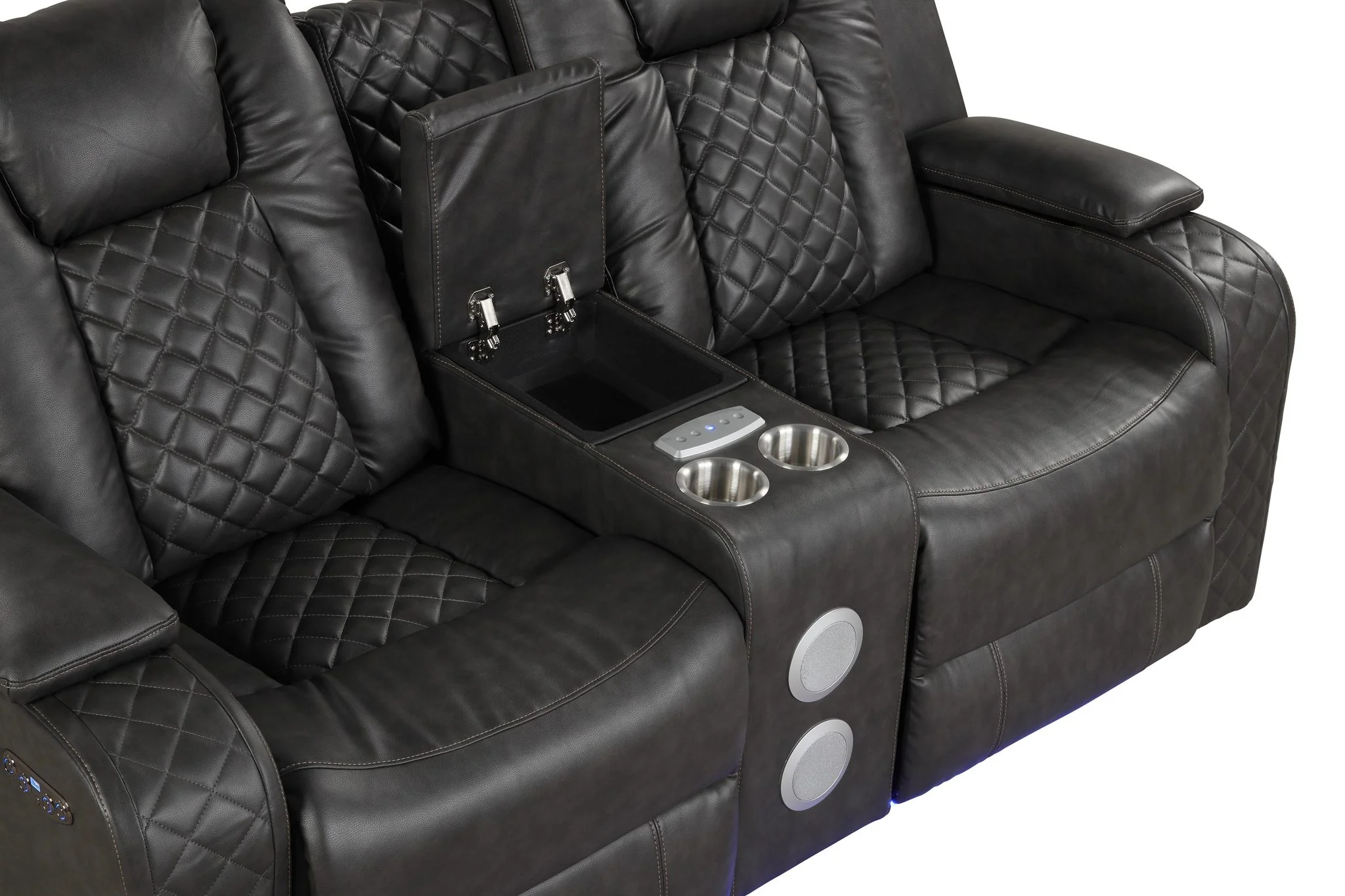 Benz 2PC Living Room Set Gray - Image 12