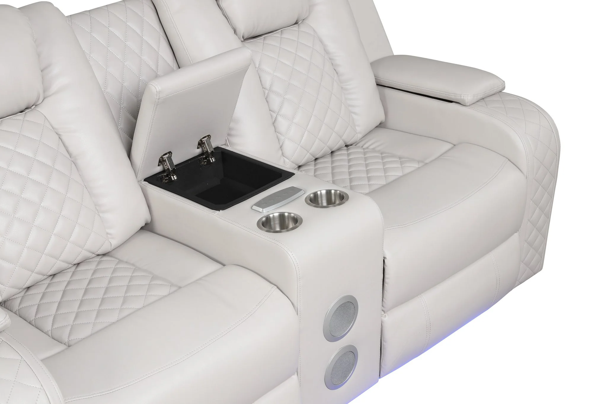 Benz 2PC Living Room Set Ice - Image 10