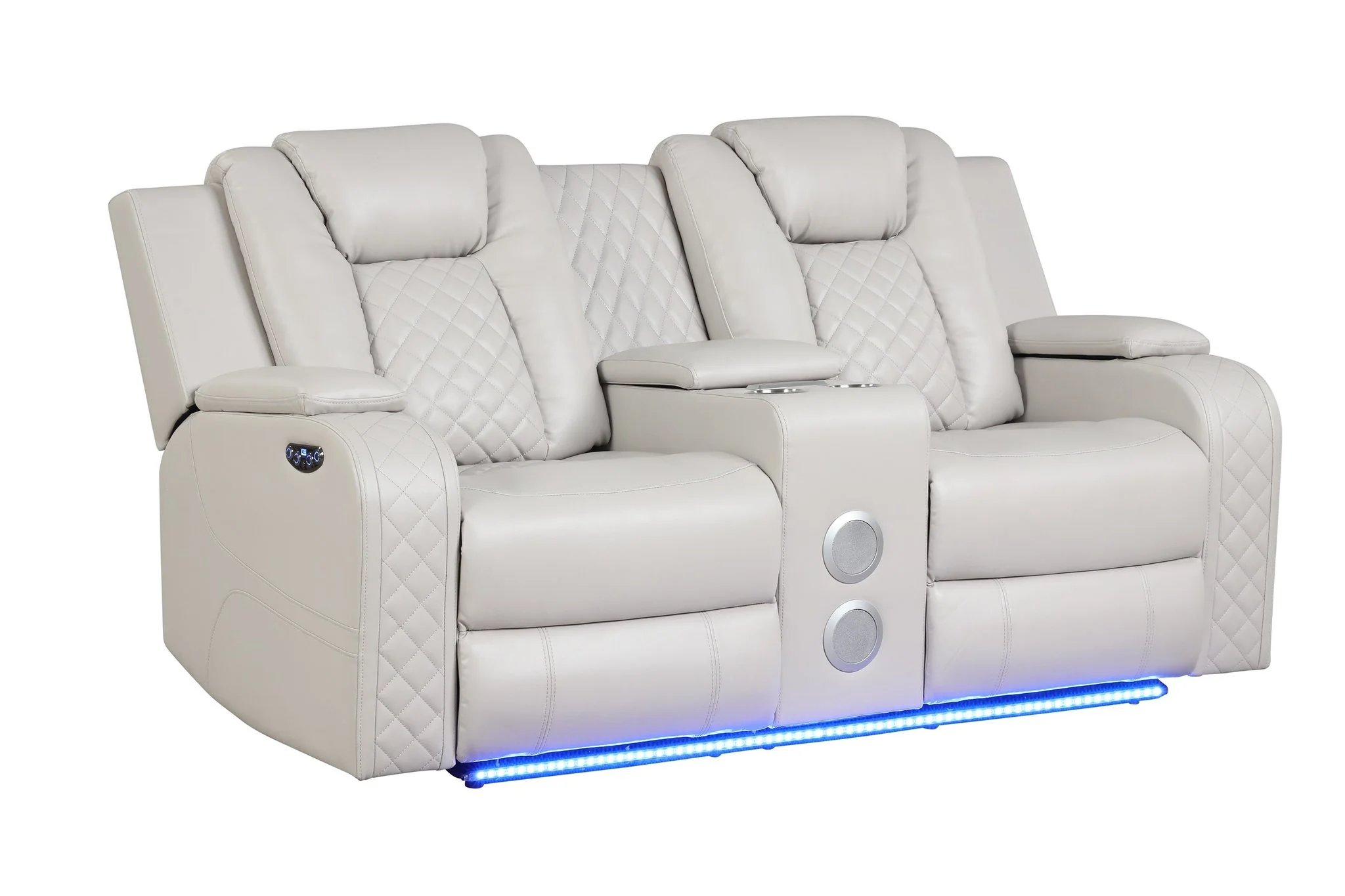 Benz 2PC Living Room Set Ice - Image 8