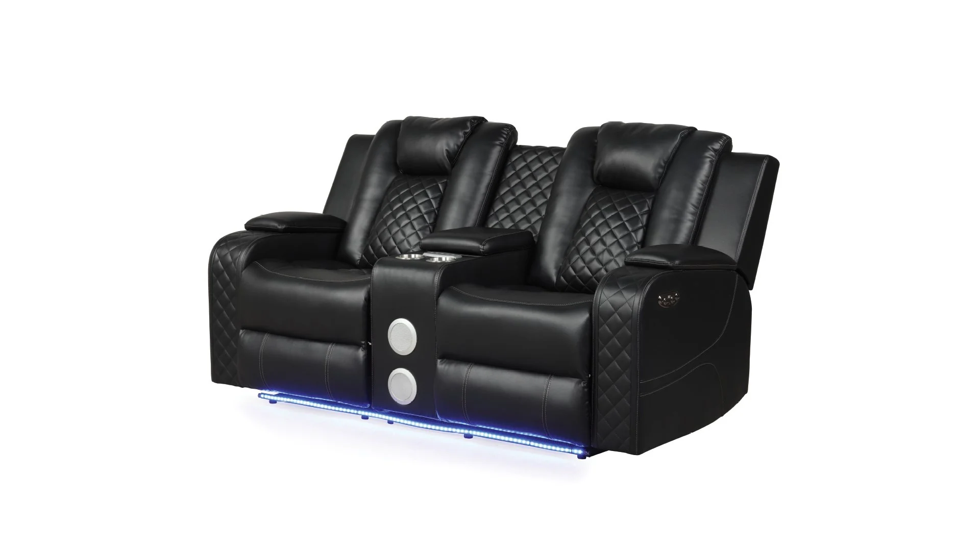 Benz 3 PC Living Room Set Black - Image 11