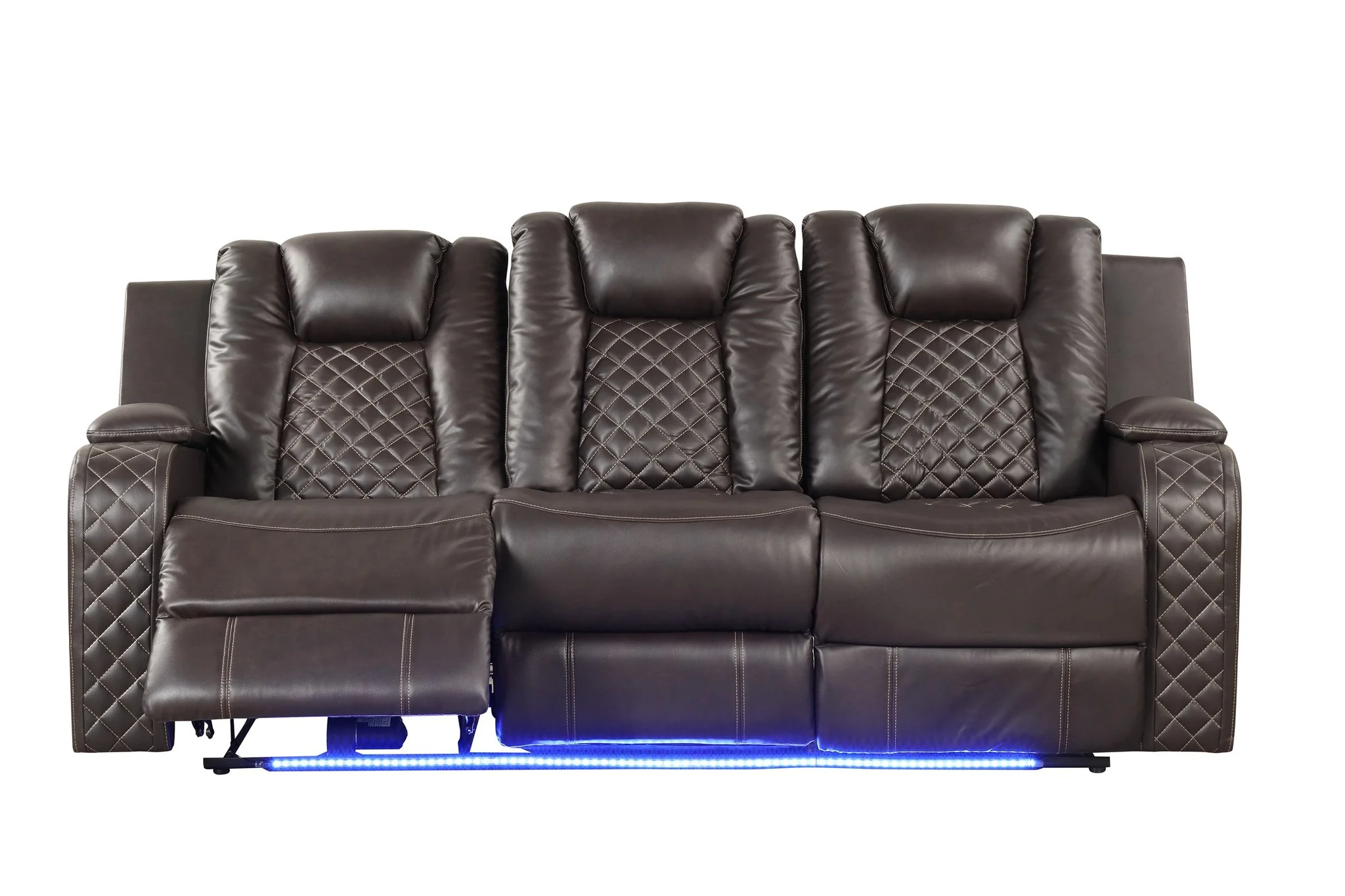 Benz 3 PC Living Room Set Brown - Image 4