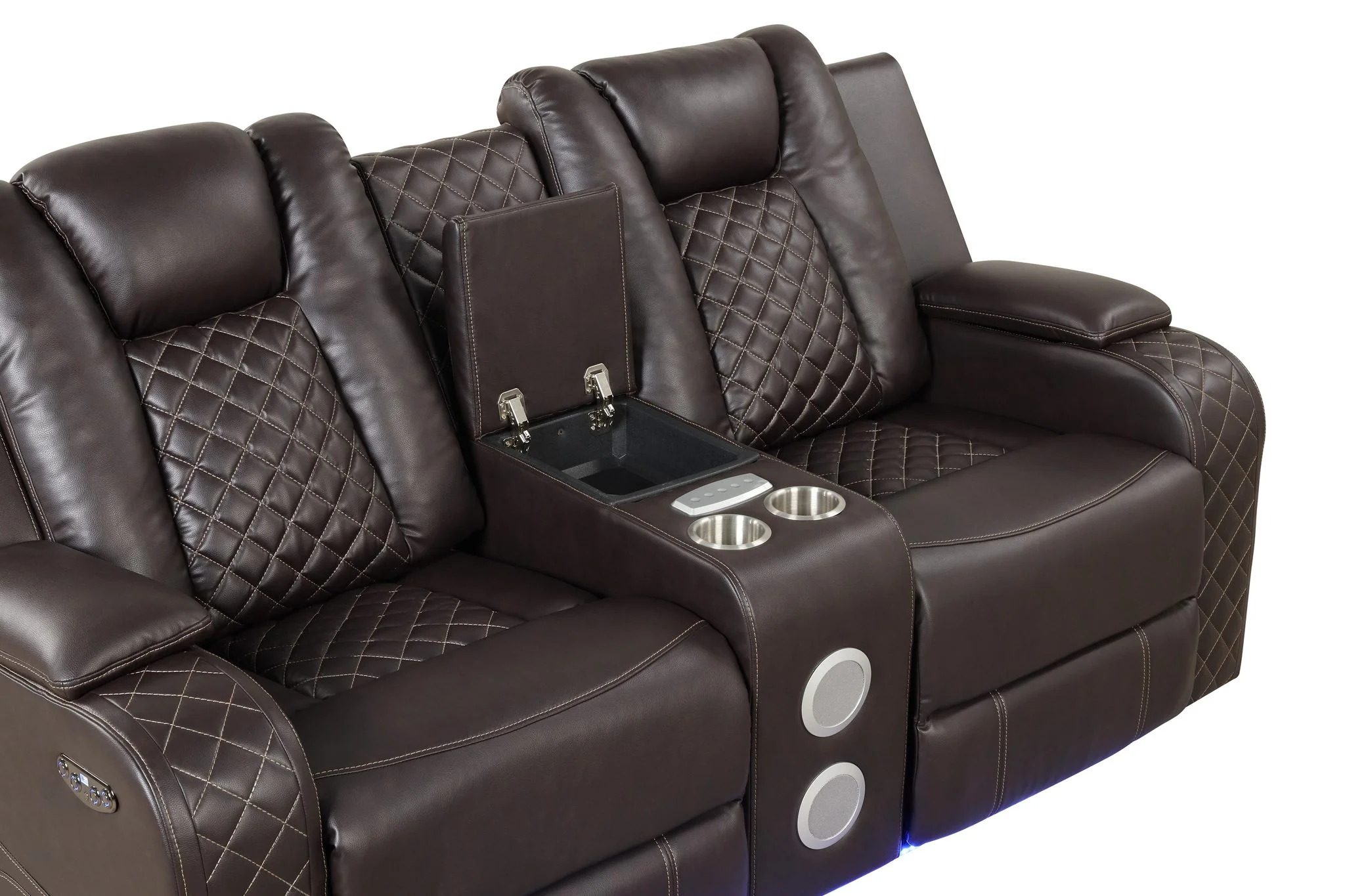 Benz 3 PC Living Room Set Brown - Image 8