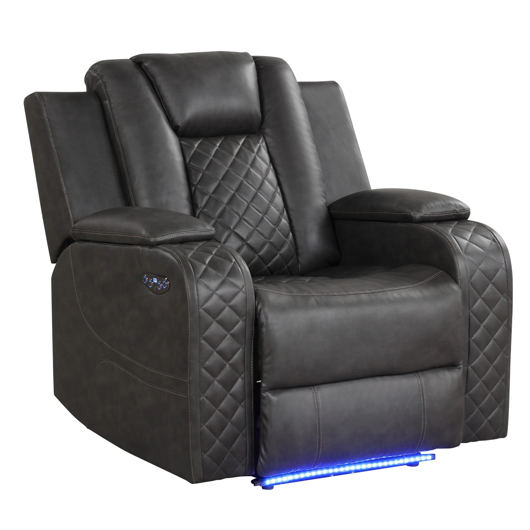 Benz 3 PC Living Room Set Gray - Image 15