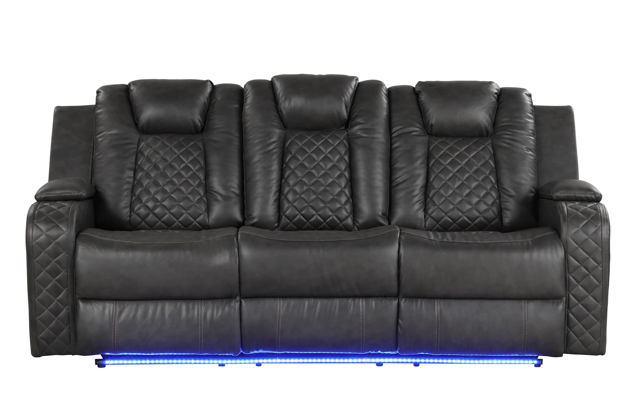 Benz 3 PC Living Room Set Gray - Image 2