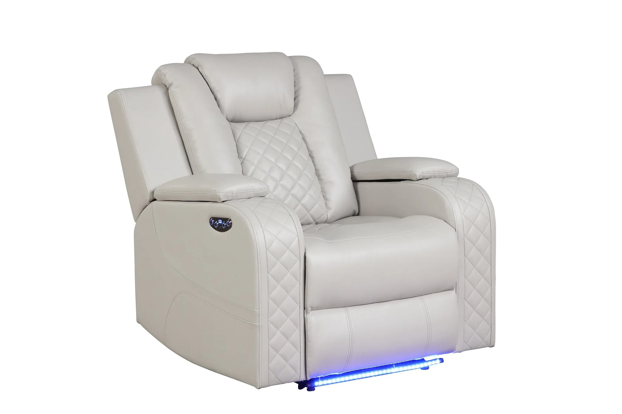 Benz 3 PC Living Room Set Ice - Image 14