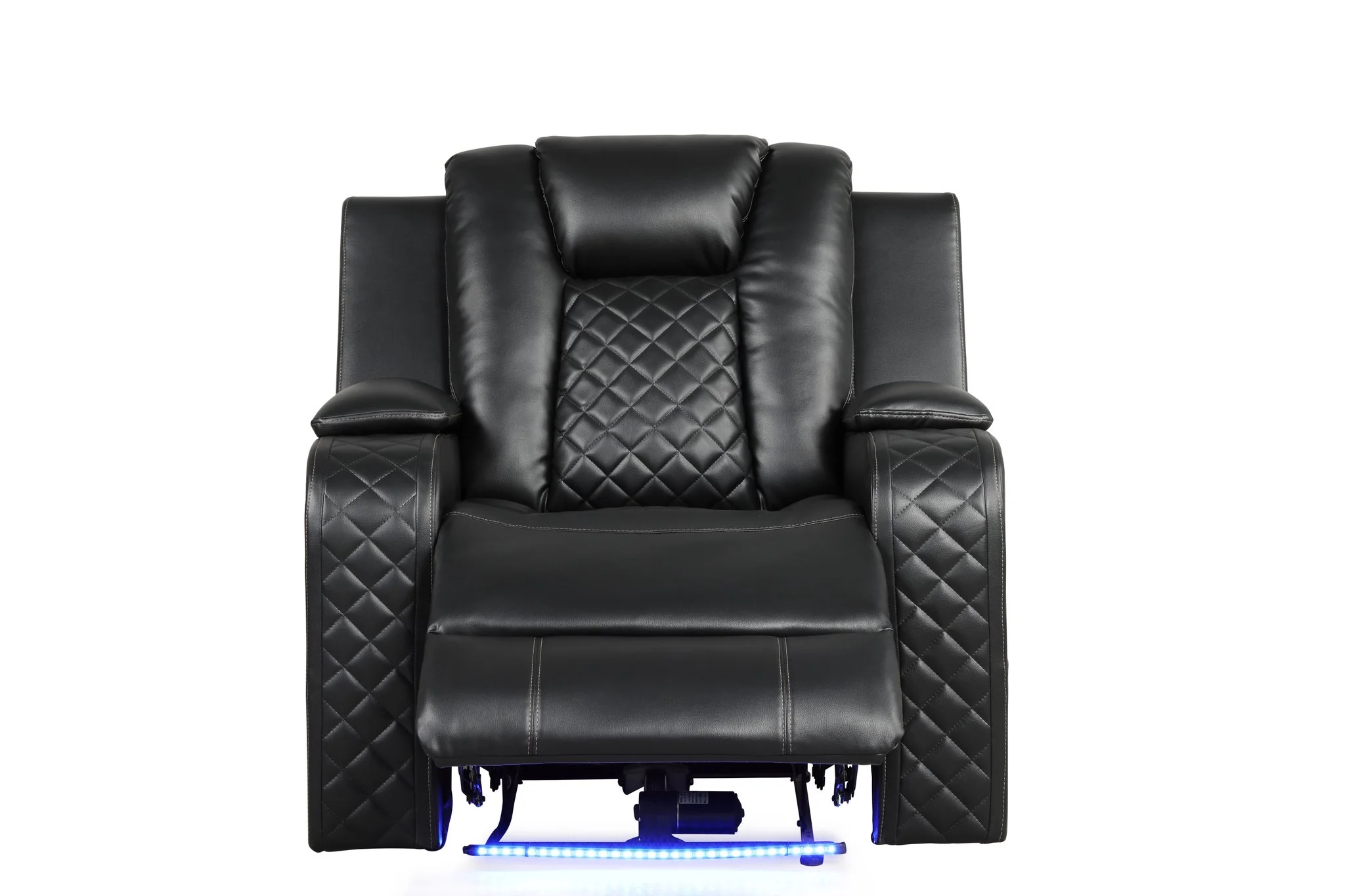 Benz Reclining Chair Black - Image 4