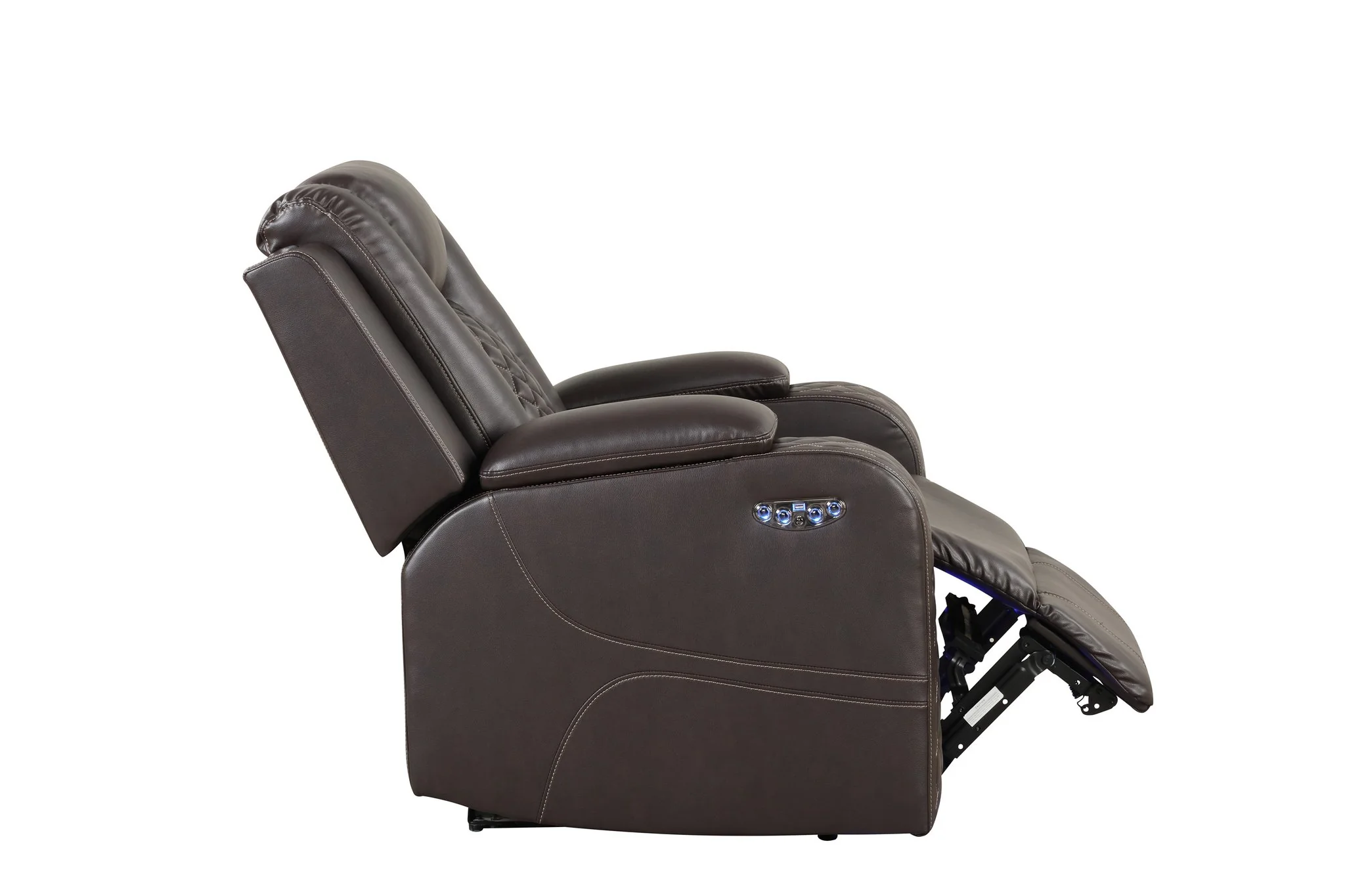 Benz Reclining Chair Brown - Image 4