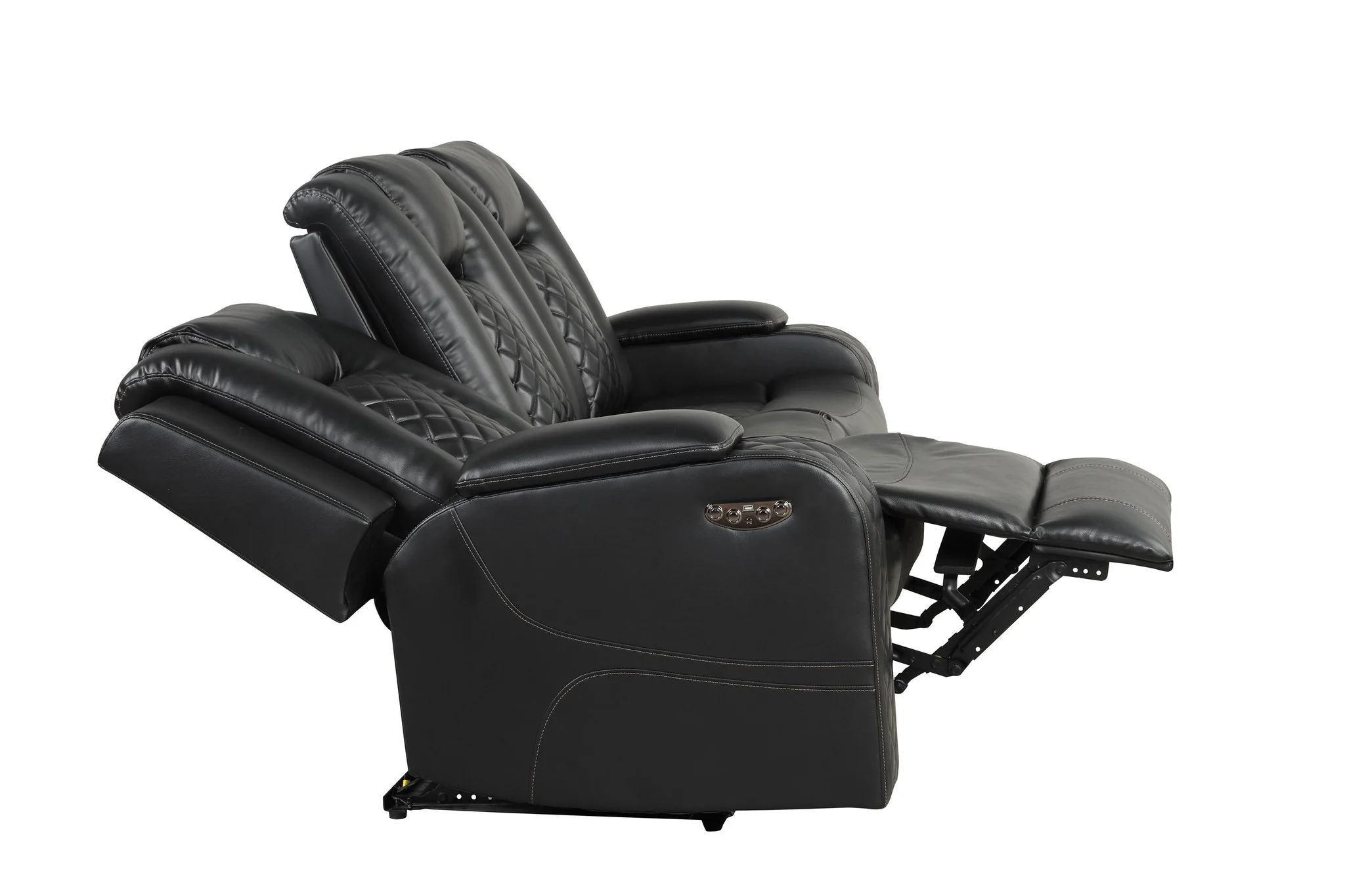 Benz Sofa Black - Image 4
