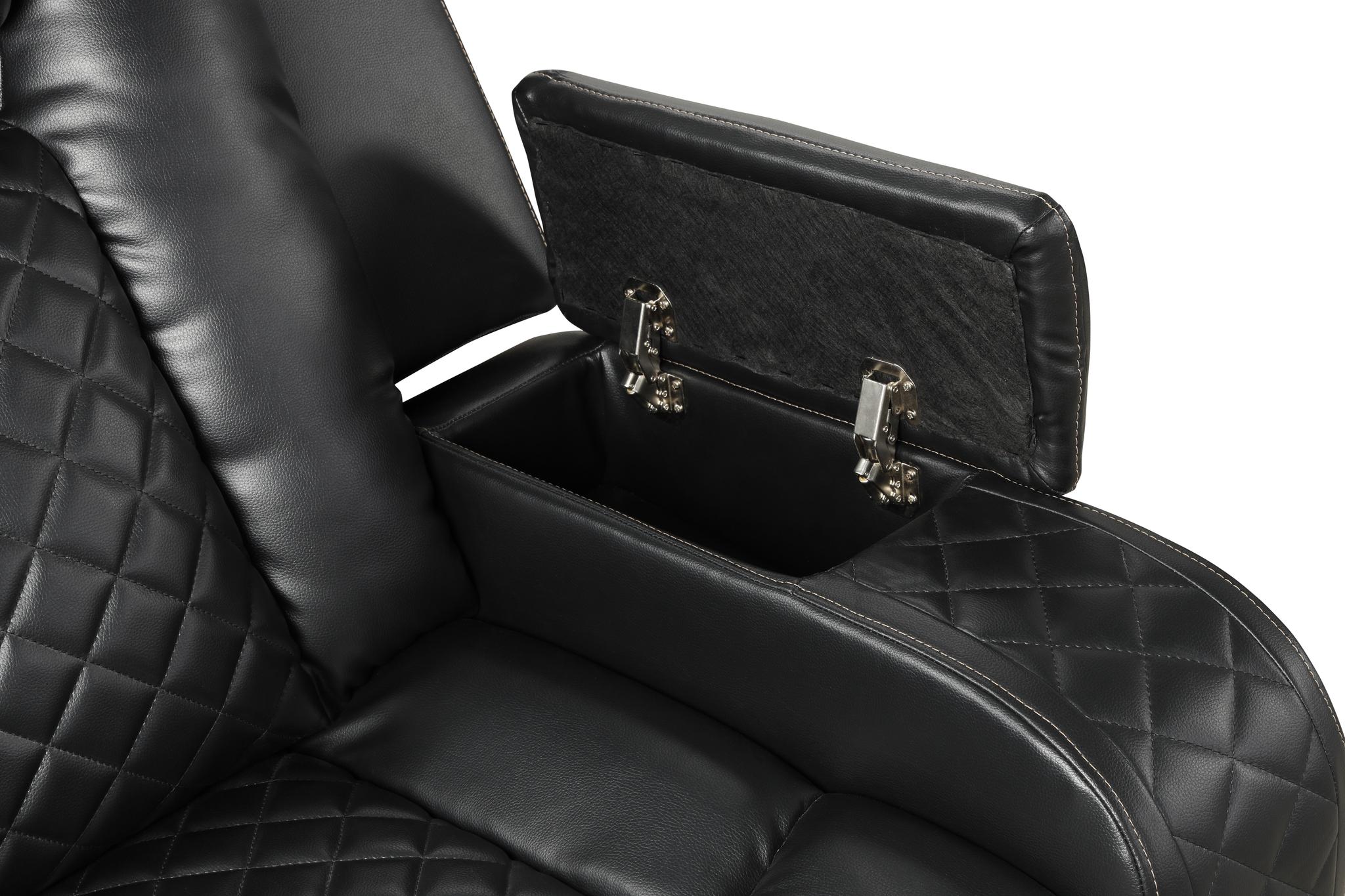 Benz Sofa Black - Image 6