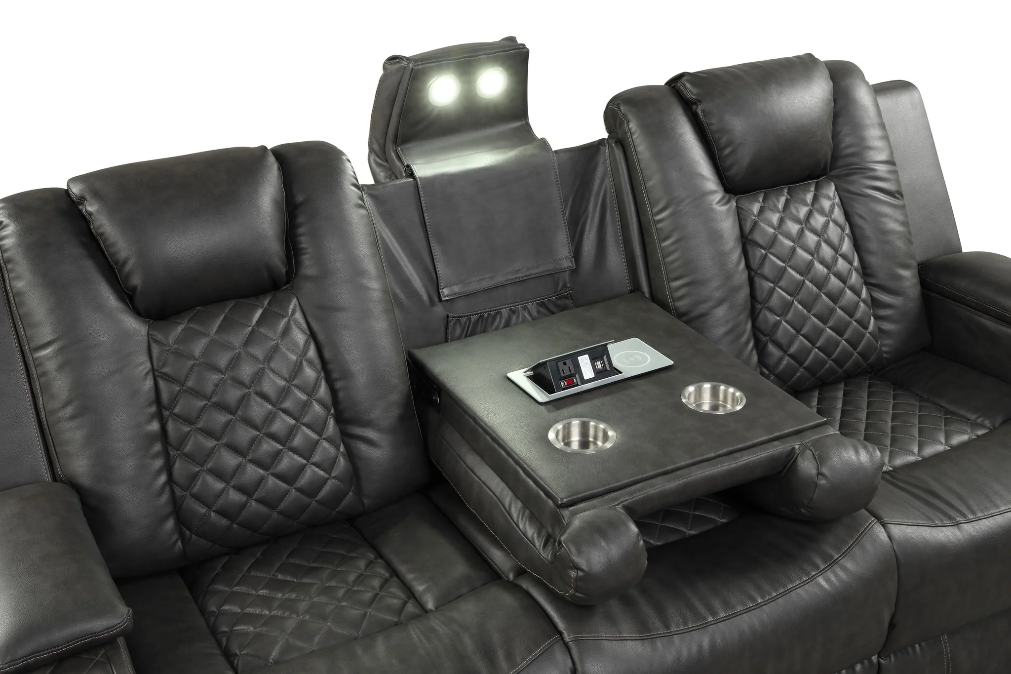 Benz Sofa Gray - Image 3