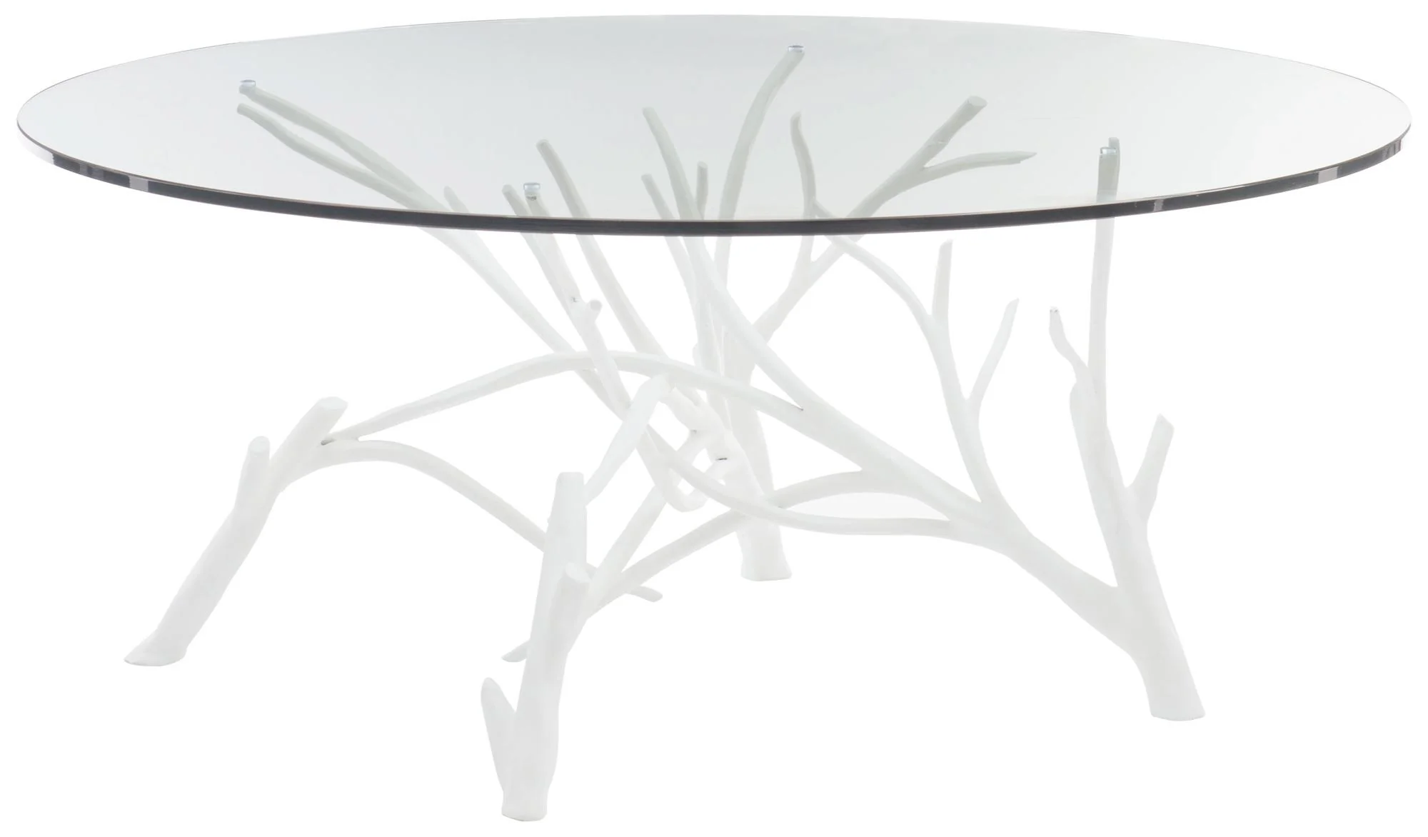Bernhardt Interiors Marnie Cocktail Table in Chalky White 382015-044T