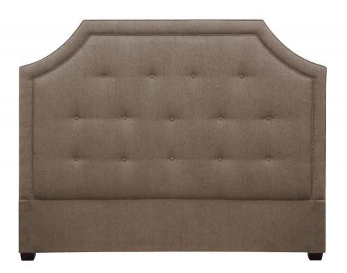 Bernhardt Interiors Sophia Crested Queen Headboard w/Bed Frame in Espresso