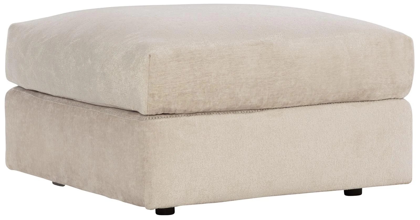 Bernhardt Upholstery Oasis Bumper Ottoman in Gray P7100T - Image 2