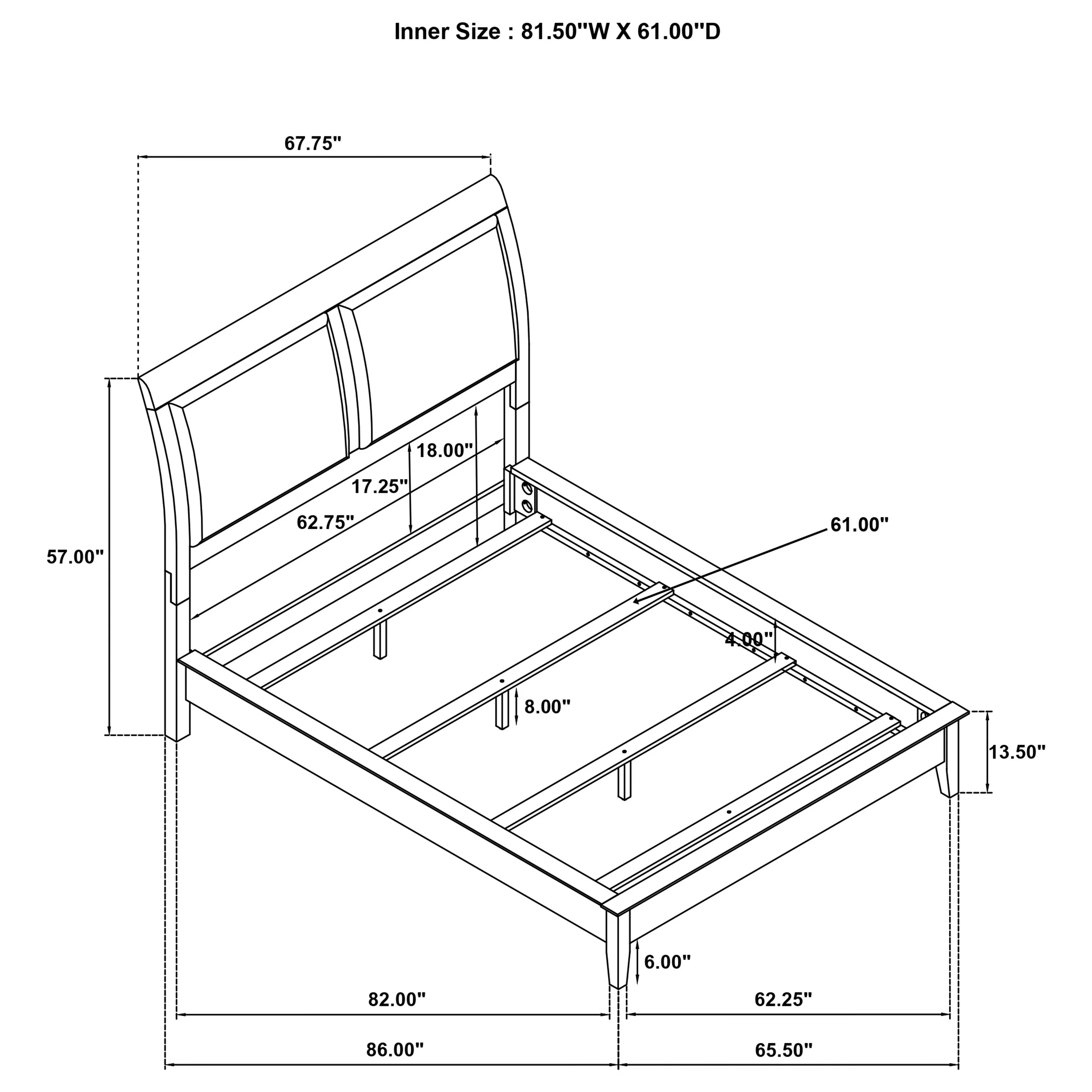 Bexhill Panel Bed - Image 9